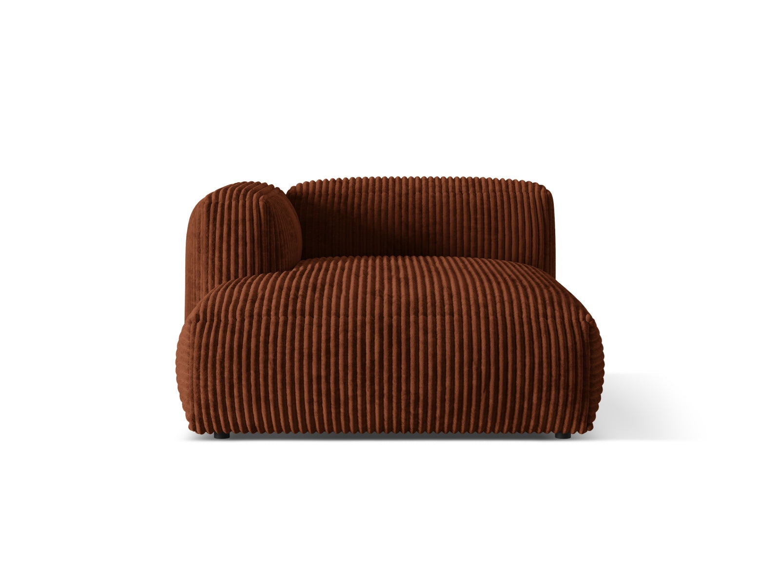 Martina Sofa Chaise Lounge links 1 Sitz in Brick-Tilia präsentiert im Onlineshop von KAQTU Design AG. L-Sofa links ist von Micadoni