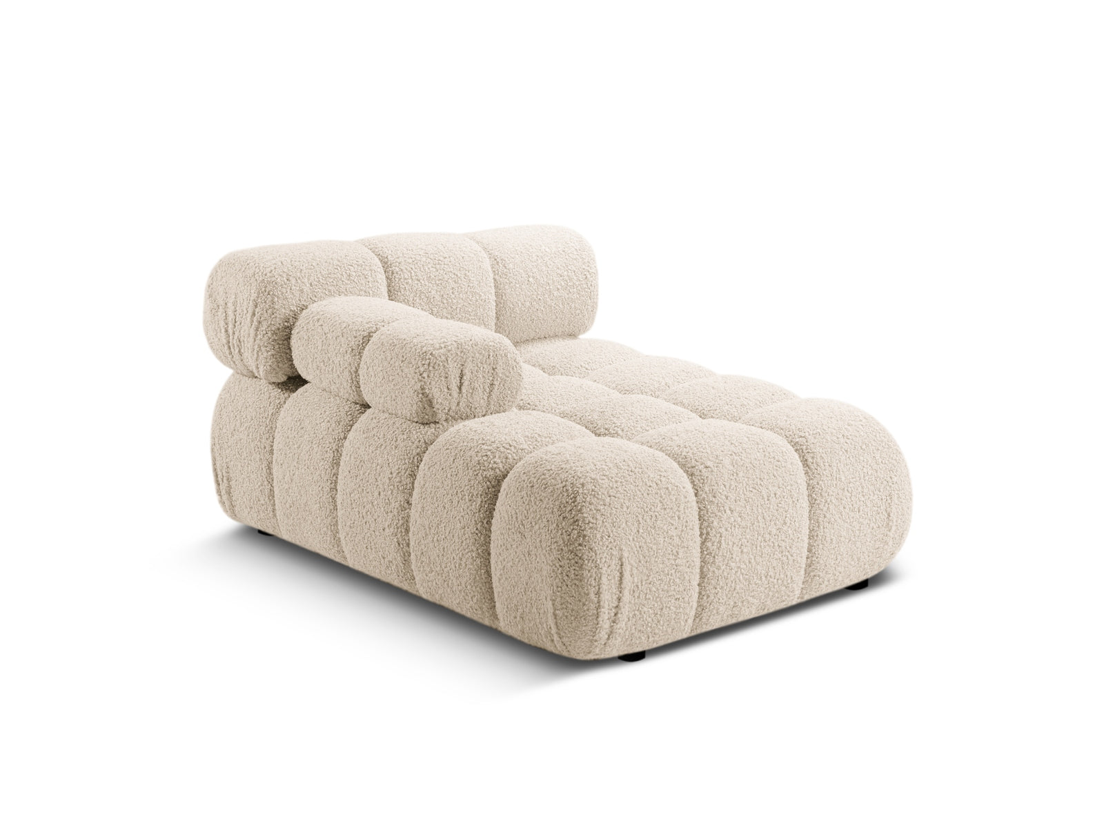 Stilvolles Bellis Sofa Chaise Lounge links mit 1 Sitz, 94 cm, in sanftem Beige, perfekt für moderne und elegante Wohnambiente.