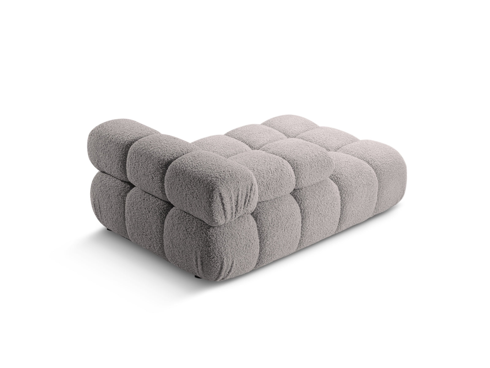 Elegantes Bellis Sofa Chaise Lounge links mit 1 Sitz, 94 cm, in stilvollem Grau, ideal für stilvolle Wohnräume und Entspannung.