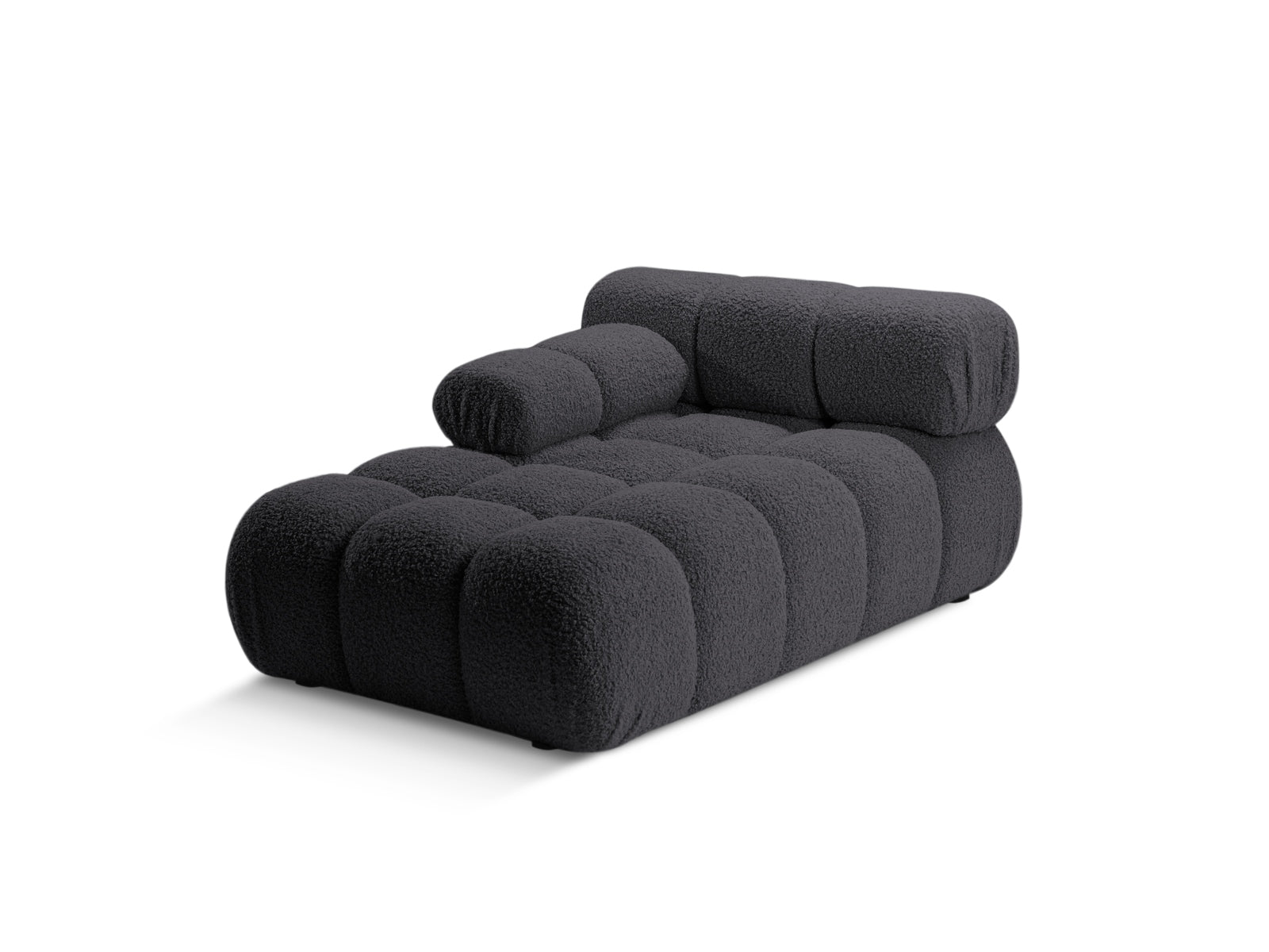 Elegantes Bellis Sofa Chaise Lounge links mit 1 Sitz und 94 cm in Graphit, ideal für stilvolle Wohnräume. Hochwertige Verarbeitung von Micadoni.