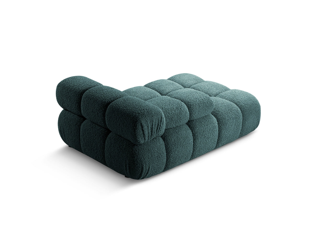 Bellis Sofa Chaise Lounge links 1 Sitz 94cm in Petrol-Rolf präsentiert im Onlineshop von KAQTU Design AG. L-Sofa links ist von Micadoni