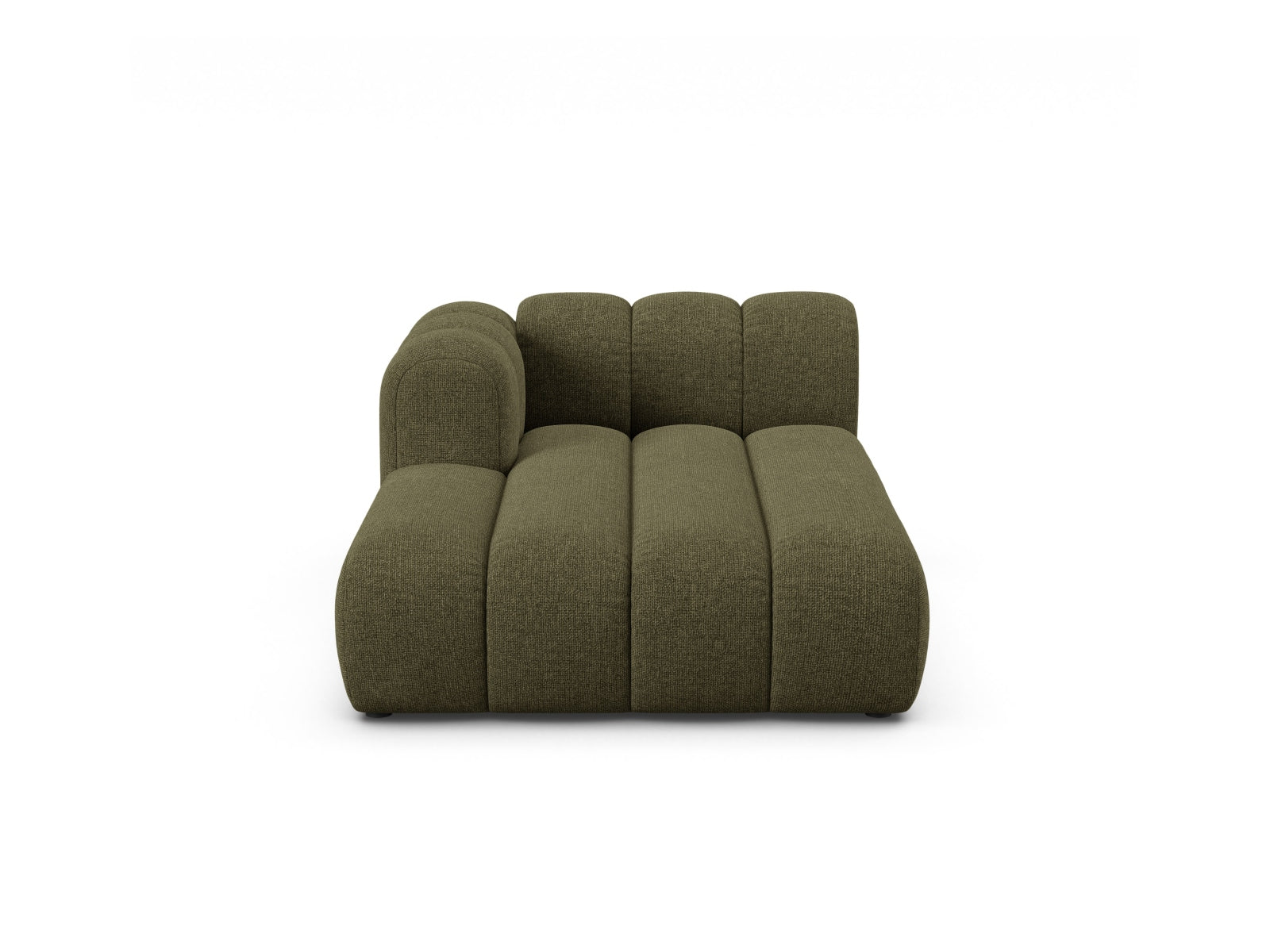 Lupine Chaise Longue links 2 Sitzer in Green präsentiert im Onlineshop von KAQTU Design AG. Modulares Sofa ist von Micadoni