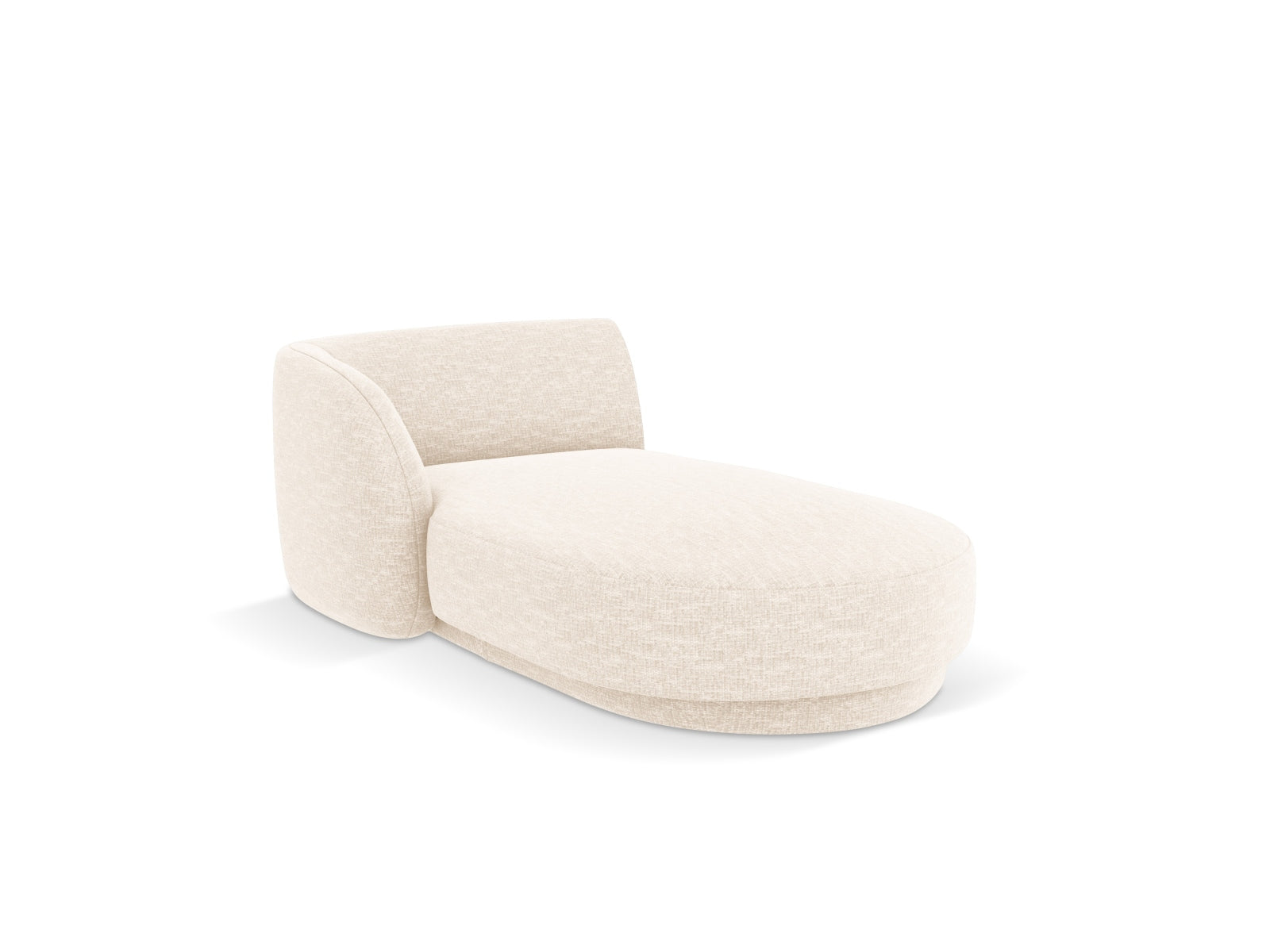 Miley Sofa Chaise Lounge links 2 Sitzer in Ivory-Eden präsentiert im Onlineshop von KAQTU Design AG. L-Sofa links ist von Micadoni