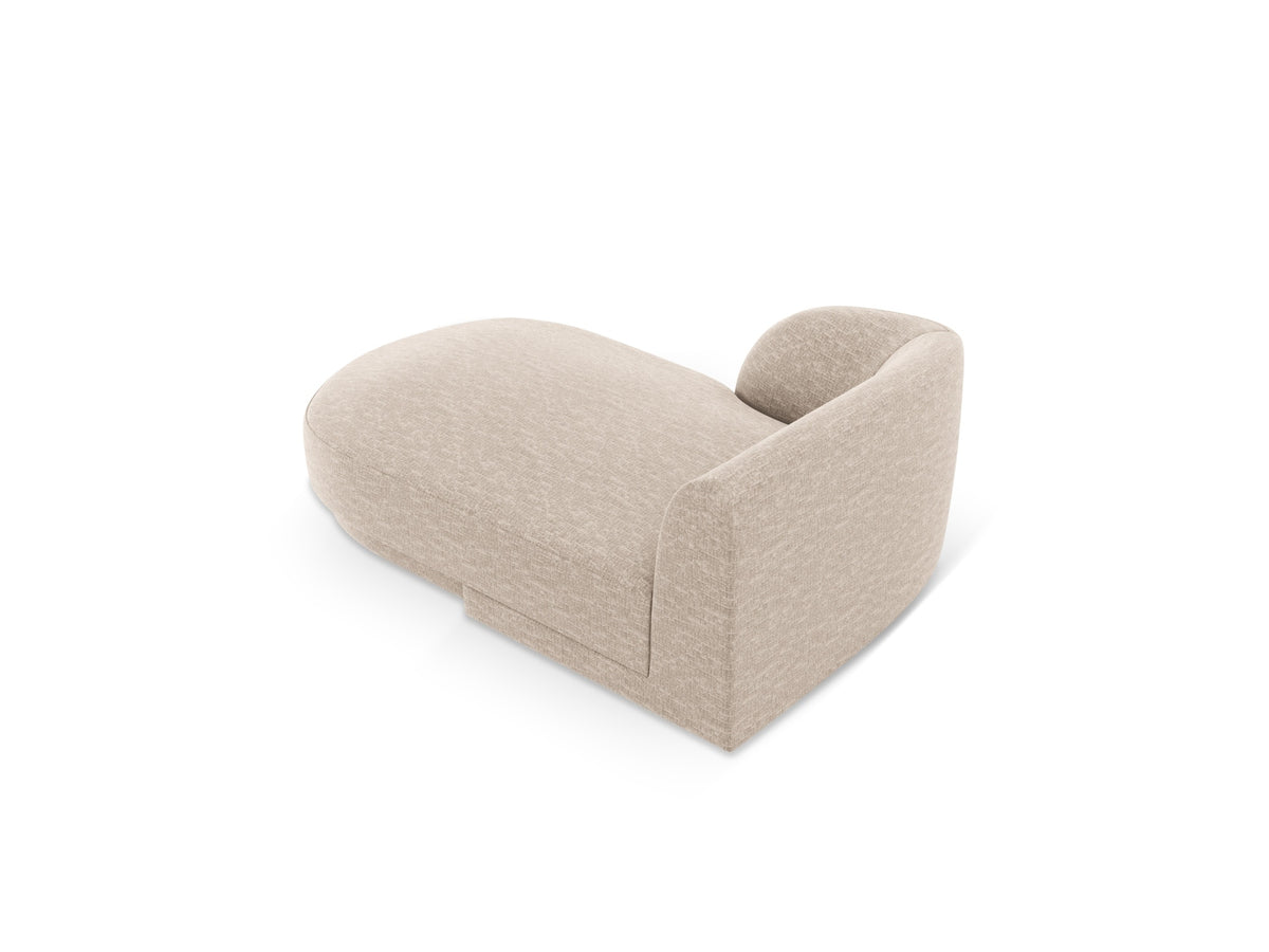 Miley Sofa Chaise Lounge links 2 Sitzer in Beige-Eden präsentiert im Onlineshop von KAQTU Design AG. L-Sofa links ist von Micadoni