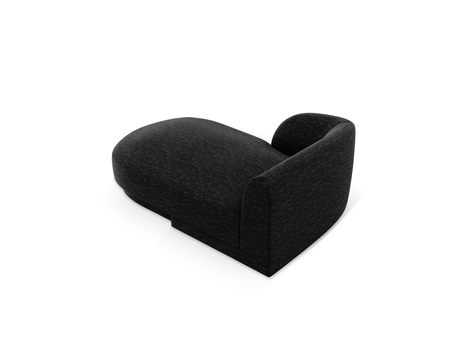 Modernes 2-Sitzer Miley Sofa Chaise Lounge links in Anthrazit, perfekt für gemütliche und stilvolle Wohnbereiche von Micadoni.