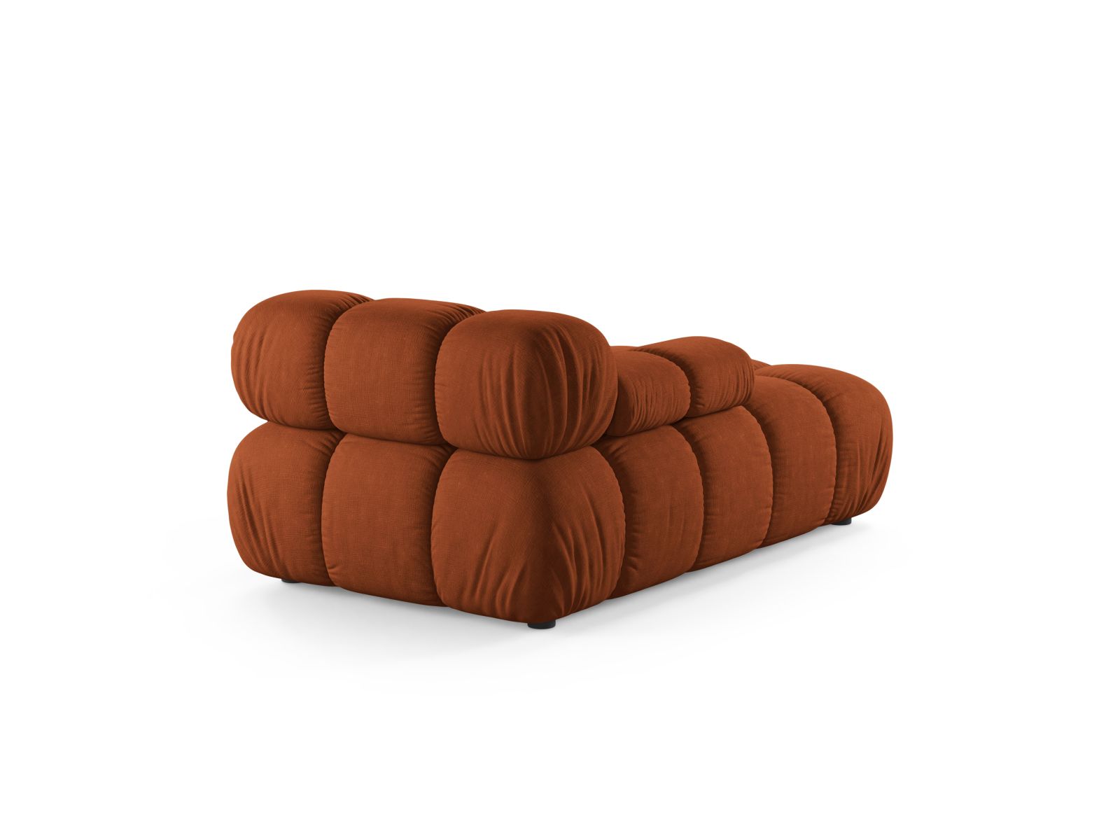 Elegante linke Chaise Longue Bellis in stilvollem Brick-Liberty, ideal für gemütliche Wohnräume und flexible Einrichtungskonzepte.