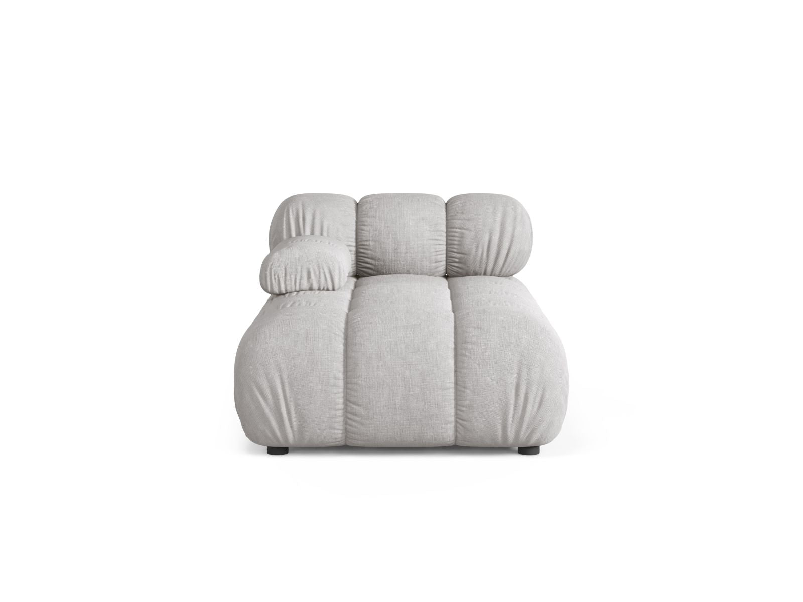 1-Sitzer Chaise Longue links Bellis in Light Grey-Liberty präsentiert im Onlineshop von KAQTU Design AG. Modulares Sofa ist von Micadoni