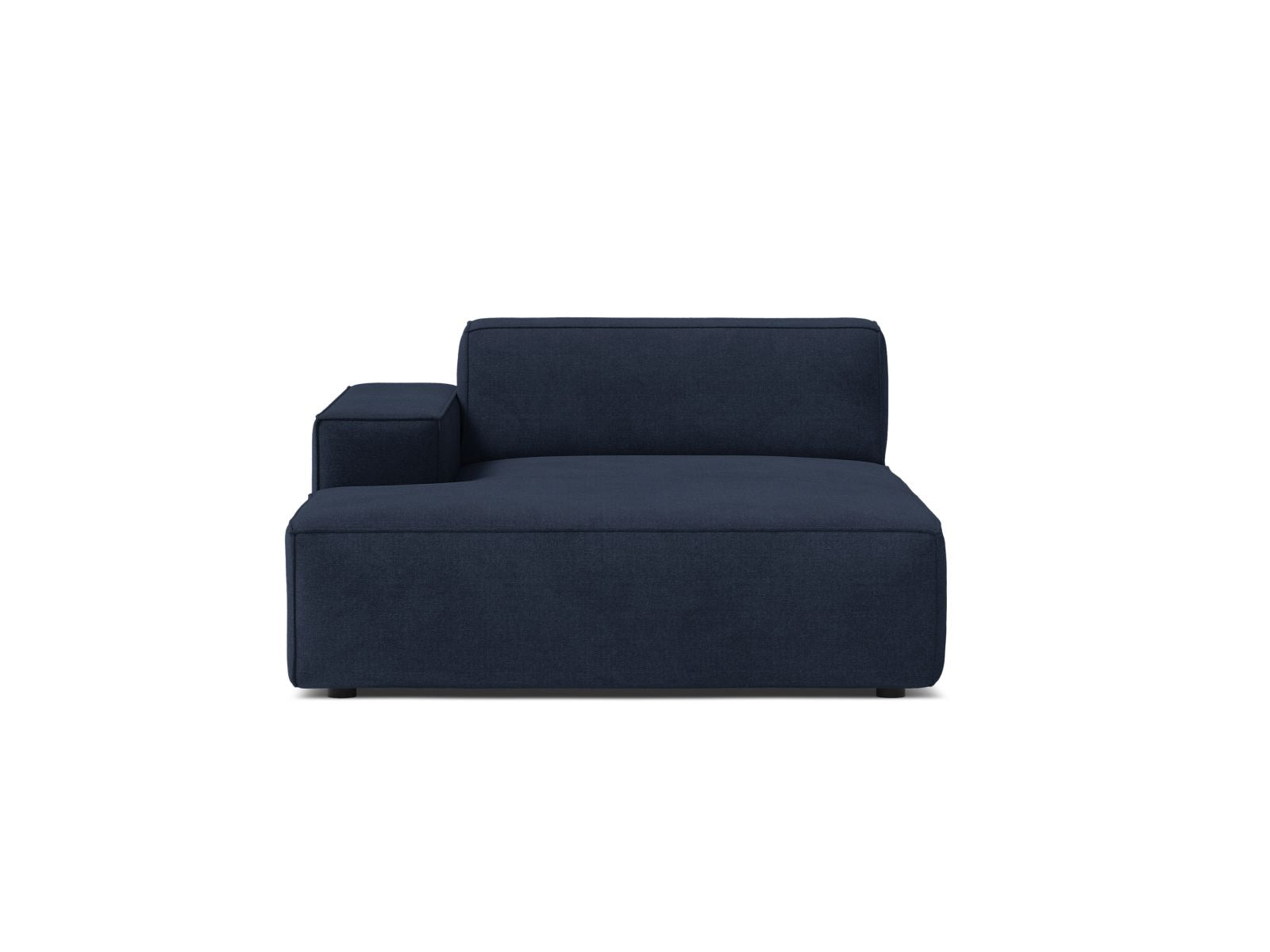 1-Sitzer Chaise Longue Links Jodie in Navy Blue-Liberty präsentiert im Onlineshop von KAQTU Design AG. Modulares Sofa ist von Micadoni