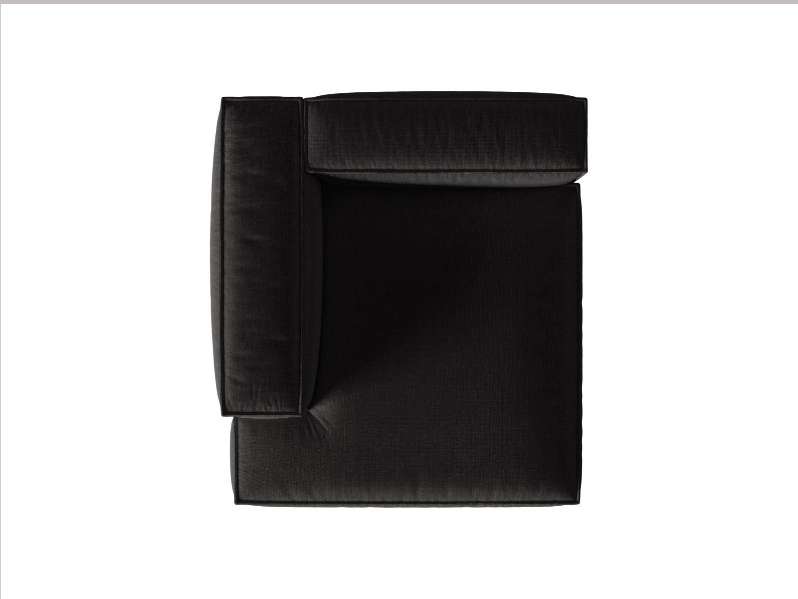 Eleganter 1-Sitzer mit linker Chaise Longue aus der Nuria-Serie, ideal für stilvolle Wohnräume und entspannte Stunden.