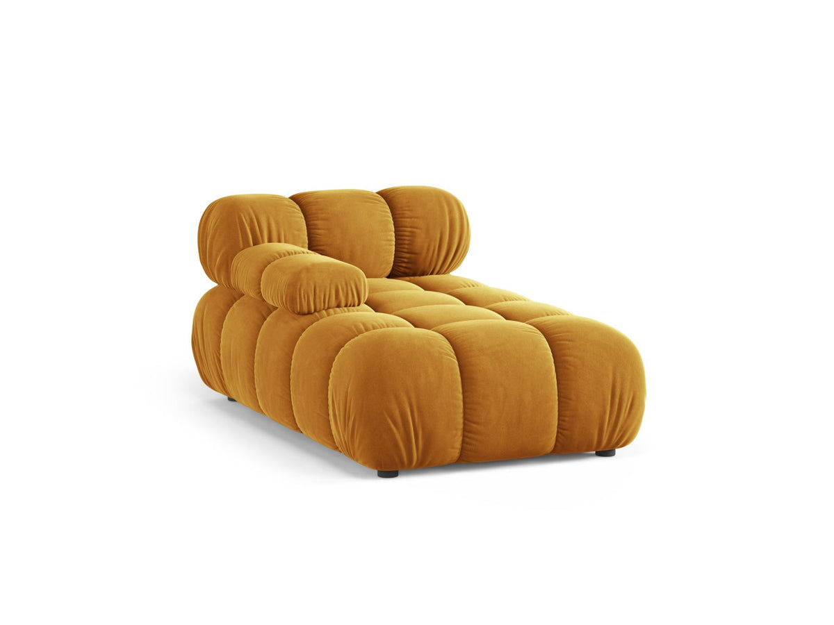 1-Sitzer Chaise Longue links Bellis in Yellow-Venus präsentiert im Onlineshop von KAQTU Design AG. Modulares Sofa ist von Micadoni
