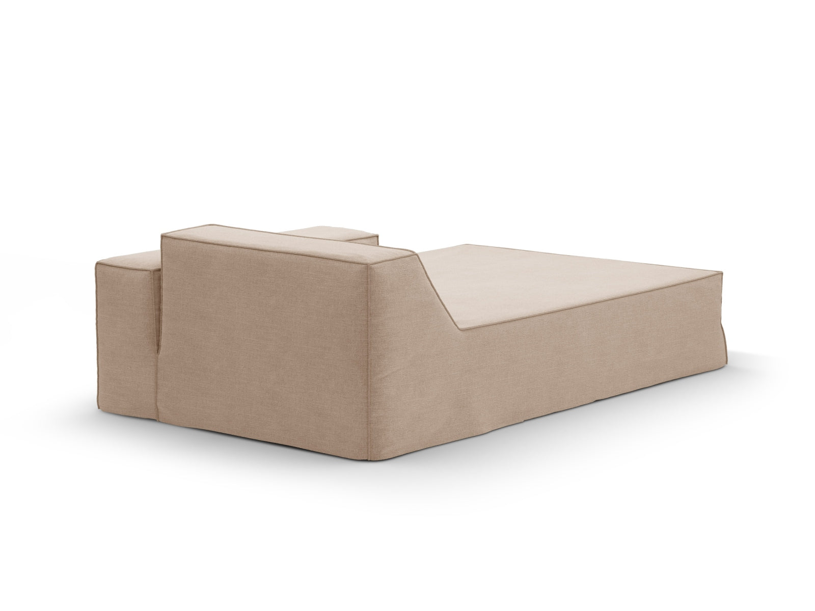 Jodie Modular Chaise Longue links 1 Sitzer in Sand präsentiert im Onlineshop von KAQTU Design AG. Modulares Sofa ist von Micadoni
