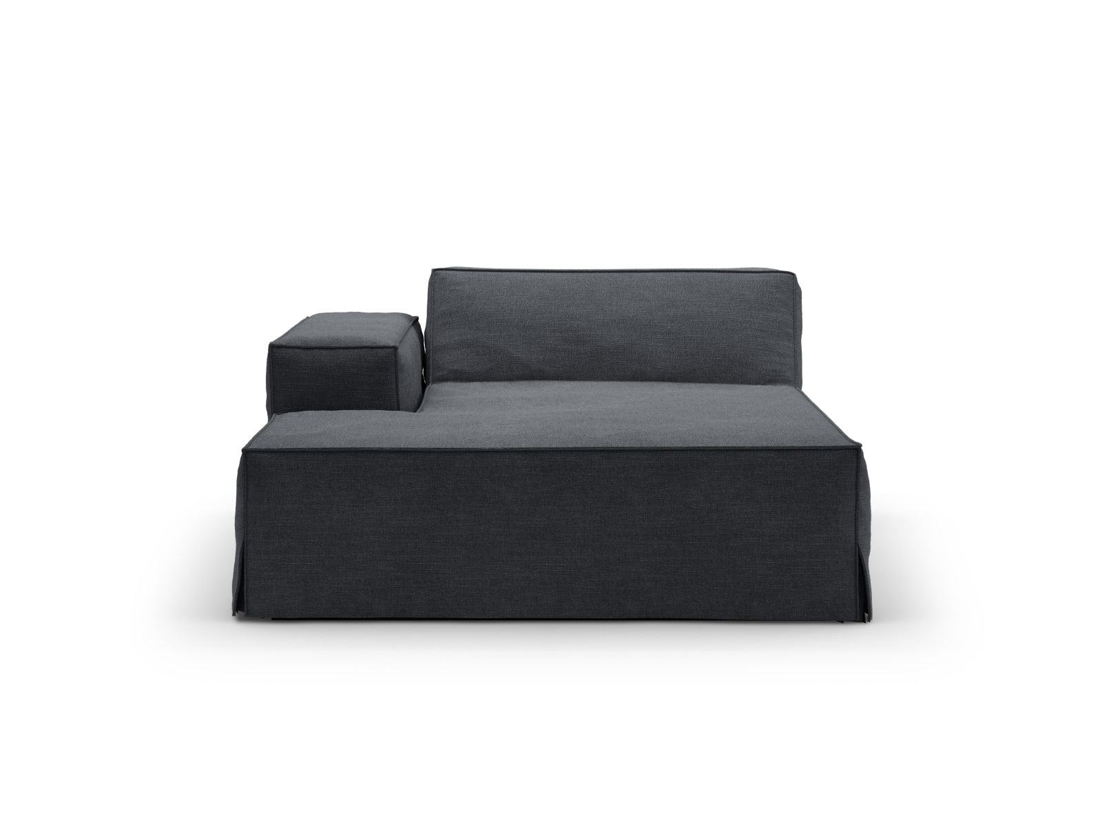 Jodie Modular Chaise Longue links 1 Sitzer in Grey And Blue präsentiert im Onlineshop von KAQTU Design AG. Modulares Sofa ist von Micadoni