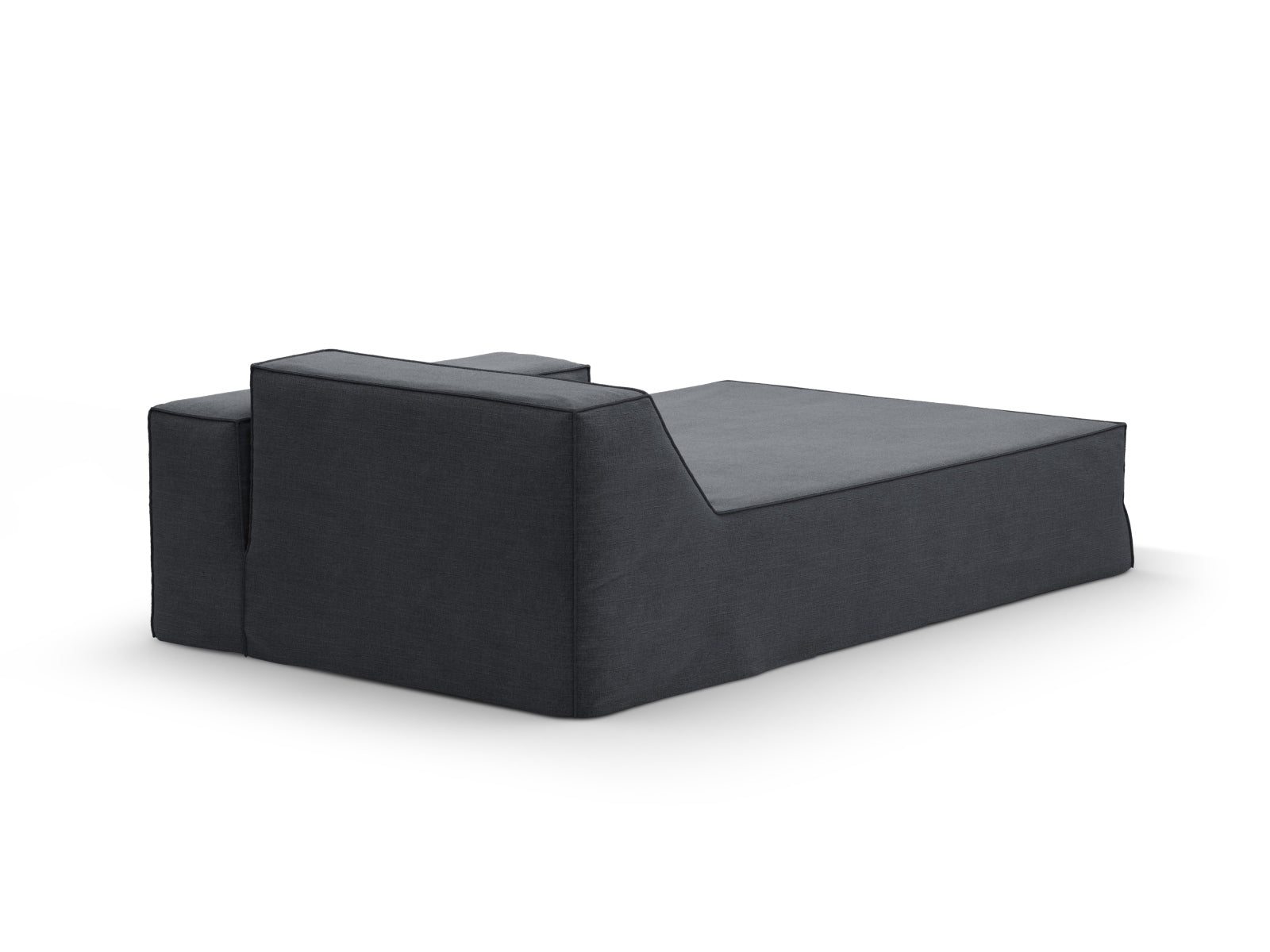 Jodie Modular Chaise Longue links 1 Sitzer mit abnehmbaren Bezug in Grey und Blue-LINS präsentiert im Onlineshop von KAQTU Design AG. Modulares Sofa ist von Micadoni