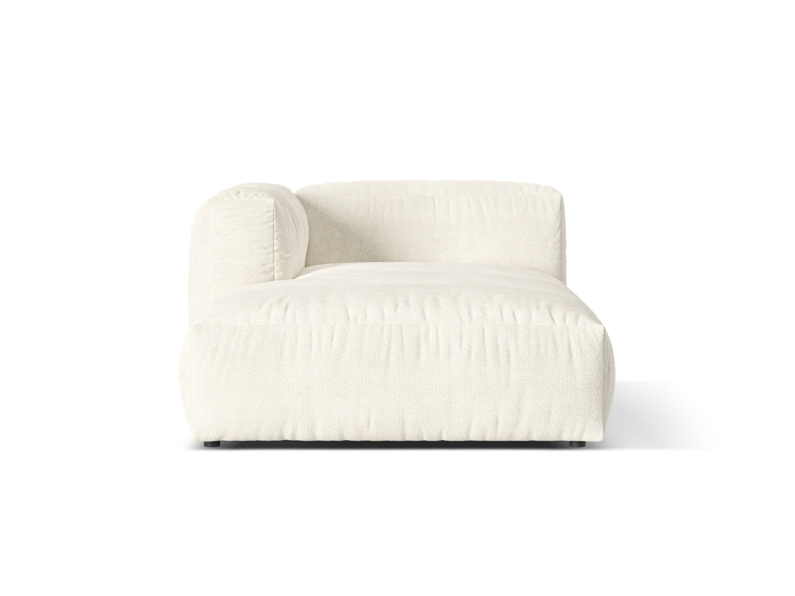1-Sitzer Chaise Longue Links Martina in Ivory-Monet präsentiert im Onlineshop von KAQTU Design AG. Modulares Sofa ist von Micadoni