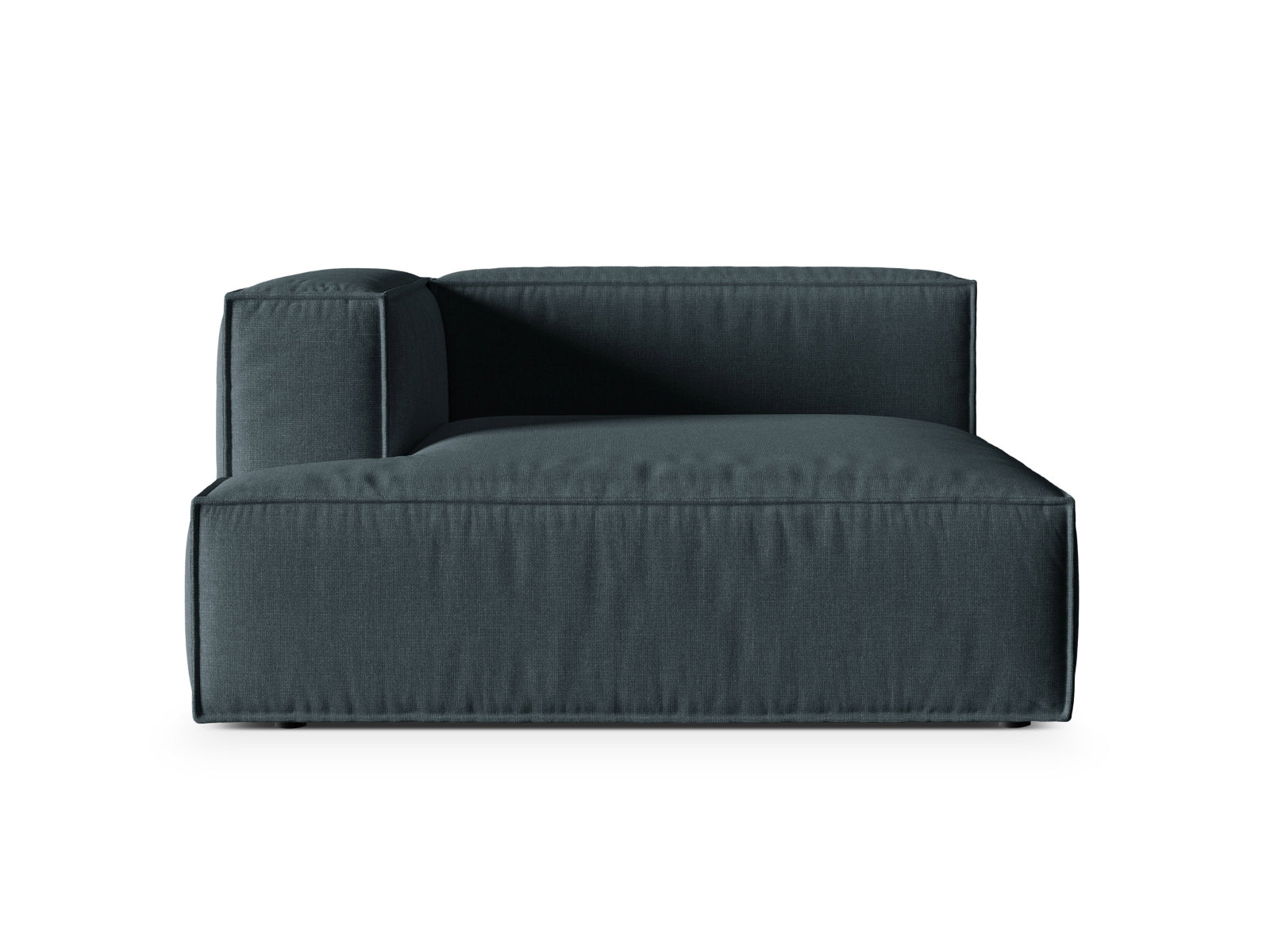 1-Sitzer Modul Chaise Longue Links Nuria in Deep Petrol-Liberty präsentiert im Onlineshop von KAQTU Design AG. Modulares Sofa ist von Micadoni