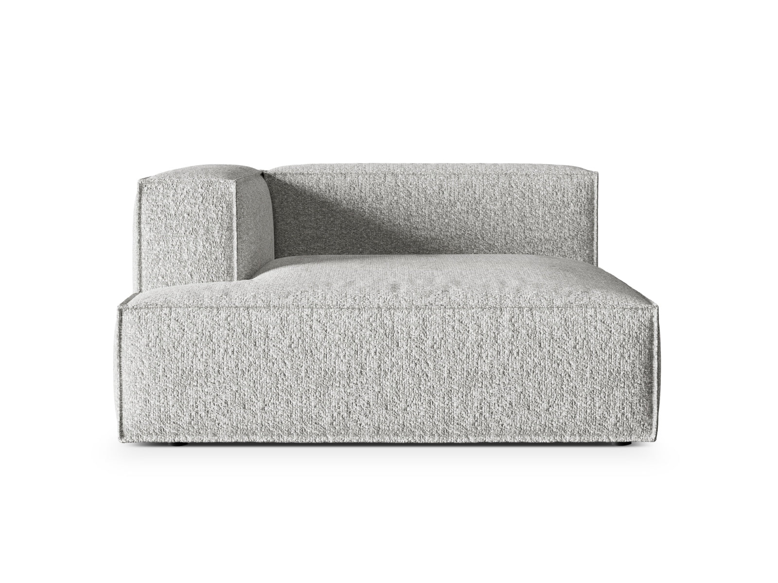Nuria Modular Chaise Longue links 1 Sitzer in Silver-Monet präsentiert im Onlineshop von KAQTU Design AG. Modulares Sofa ist von Micadoni