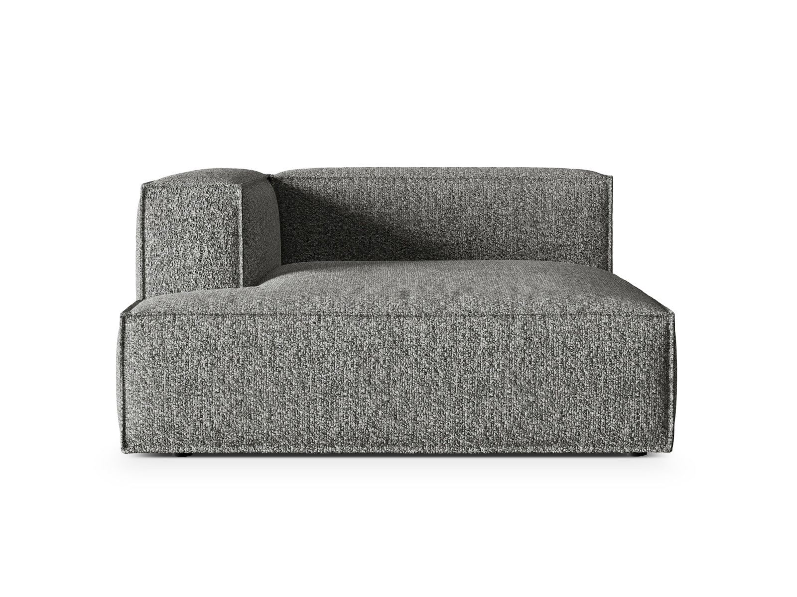 Nuria Modular Chaise Longue links 1 Sitzer in Graphite-Monet präsentiert im Onlineshop von KAQTU Design AG. Modulares Sofa ist von Micadoni