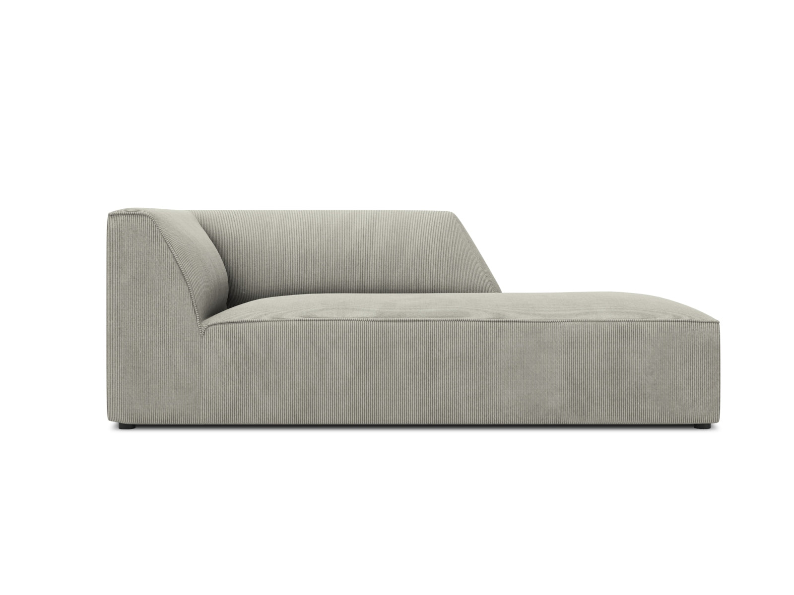 Ruby Sofa Chaise Lounge rechts 1 Sitz in Light Grey-Scala präsentiert im Onlineshop von KAQTU Design AG. L-Sofa rechts ist von Micadoni