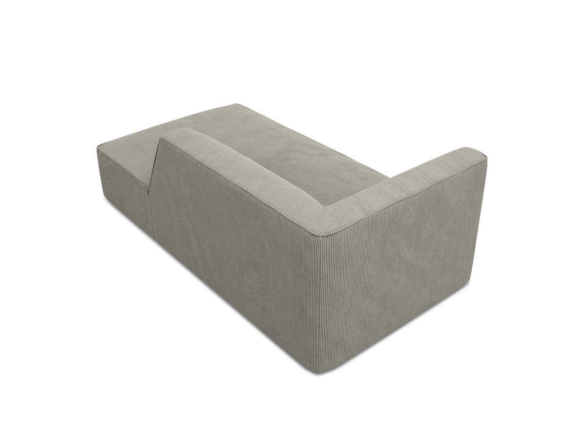 Ruby Sofa Chaise Lounge rechts 1 Sitz in Light Grey-Scala präsentiert im Onlineshop von KAQTU Design AG. L-Sofa rechts ist von Micadoni