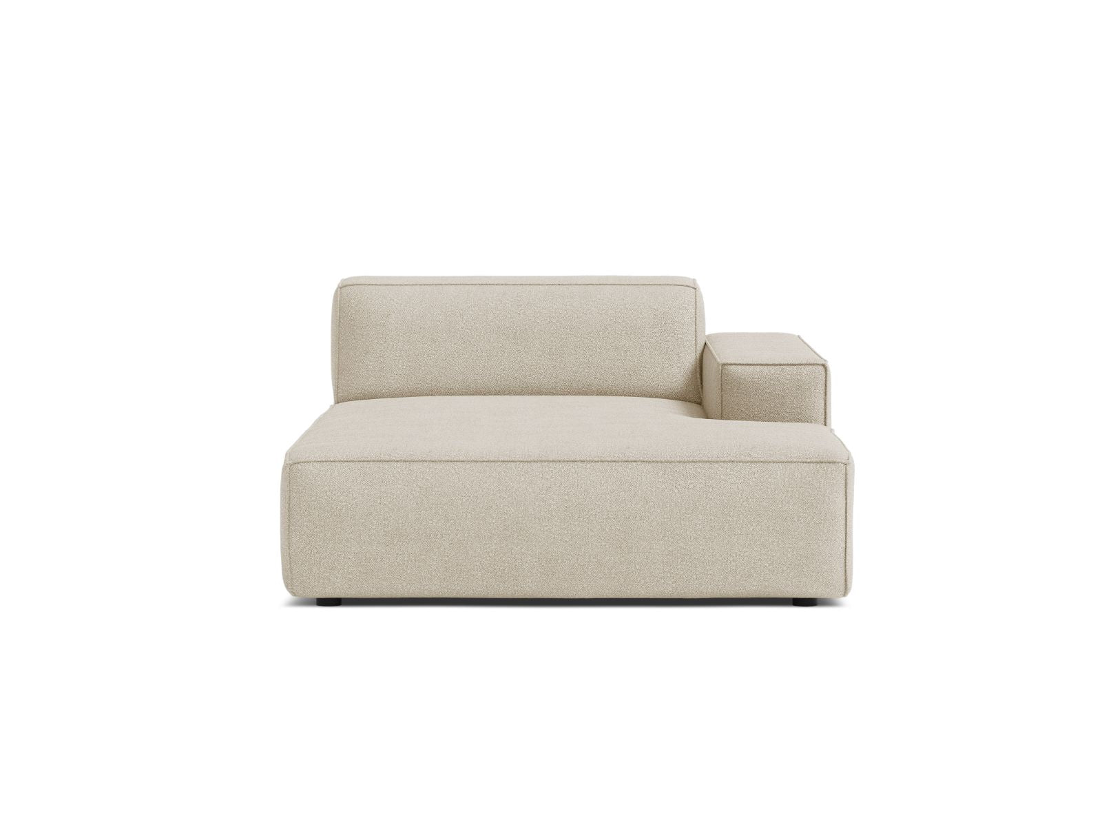 1-Sitzer Chaise Longue Rechts Jodie in Beige-Baloo präsentiert im Onlineshop von KAQTU Design AG. Modulares Sofa ist von Micadoni
