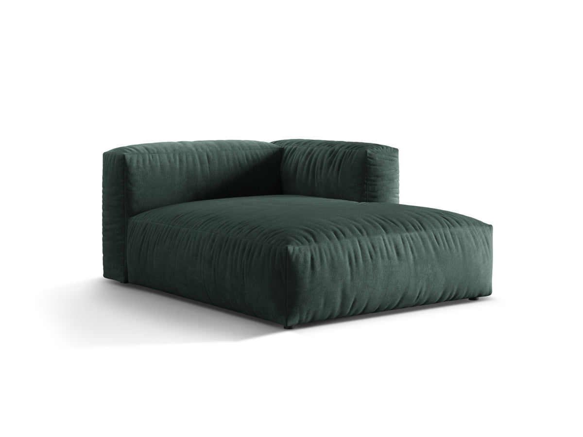 Martina Sofa Chaise Lounge rechts 1 Sitz in Petrol-Vogue präsentiert im Onlineshop von KAQTU Design AG. L-Sofa rechts ist von Micadoni