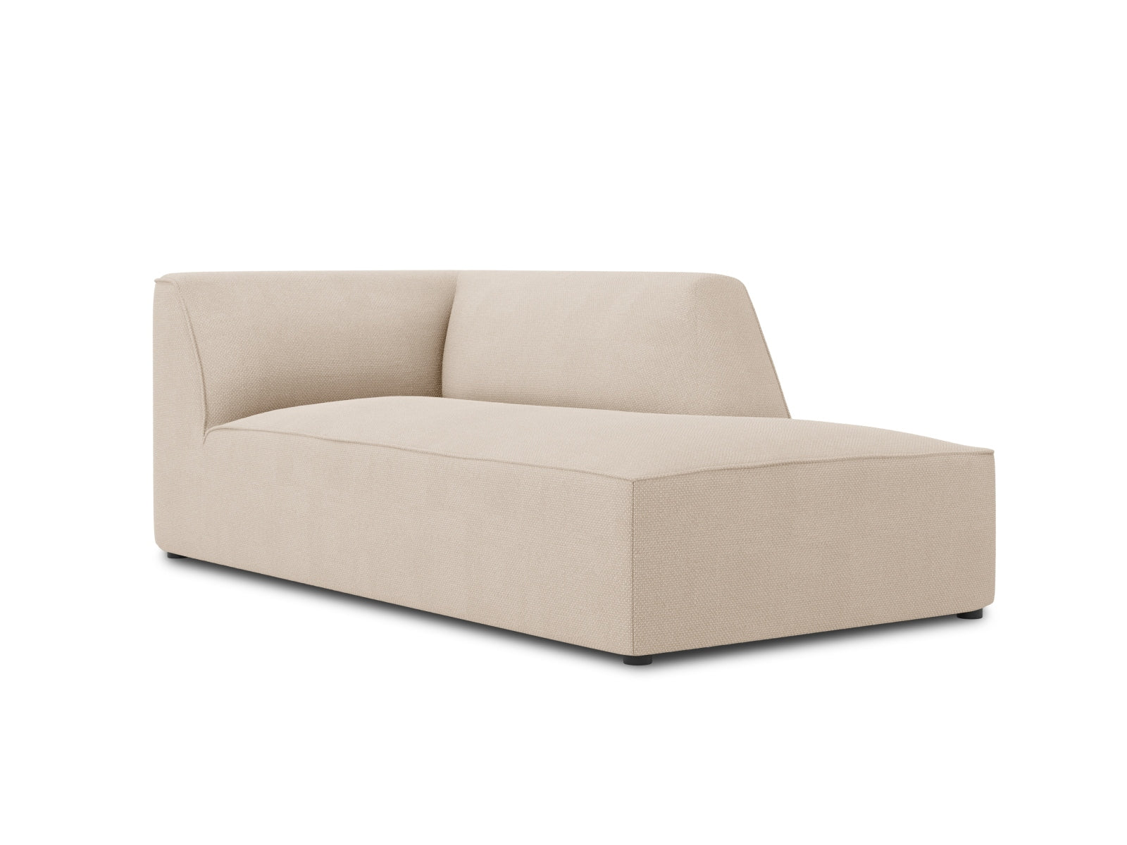 Elegantes Ruby Sofa Chaise Lounge in Beige-Ottawa, ideal für stilvolle Wohnräume. Hochwertige Verarbeitung von Micadoni.