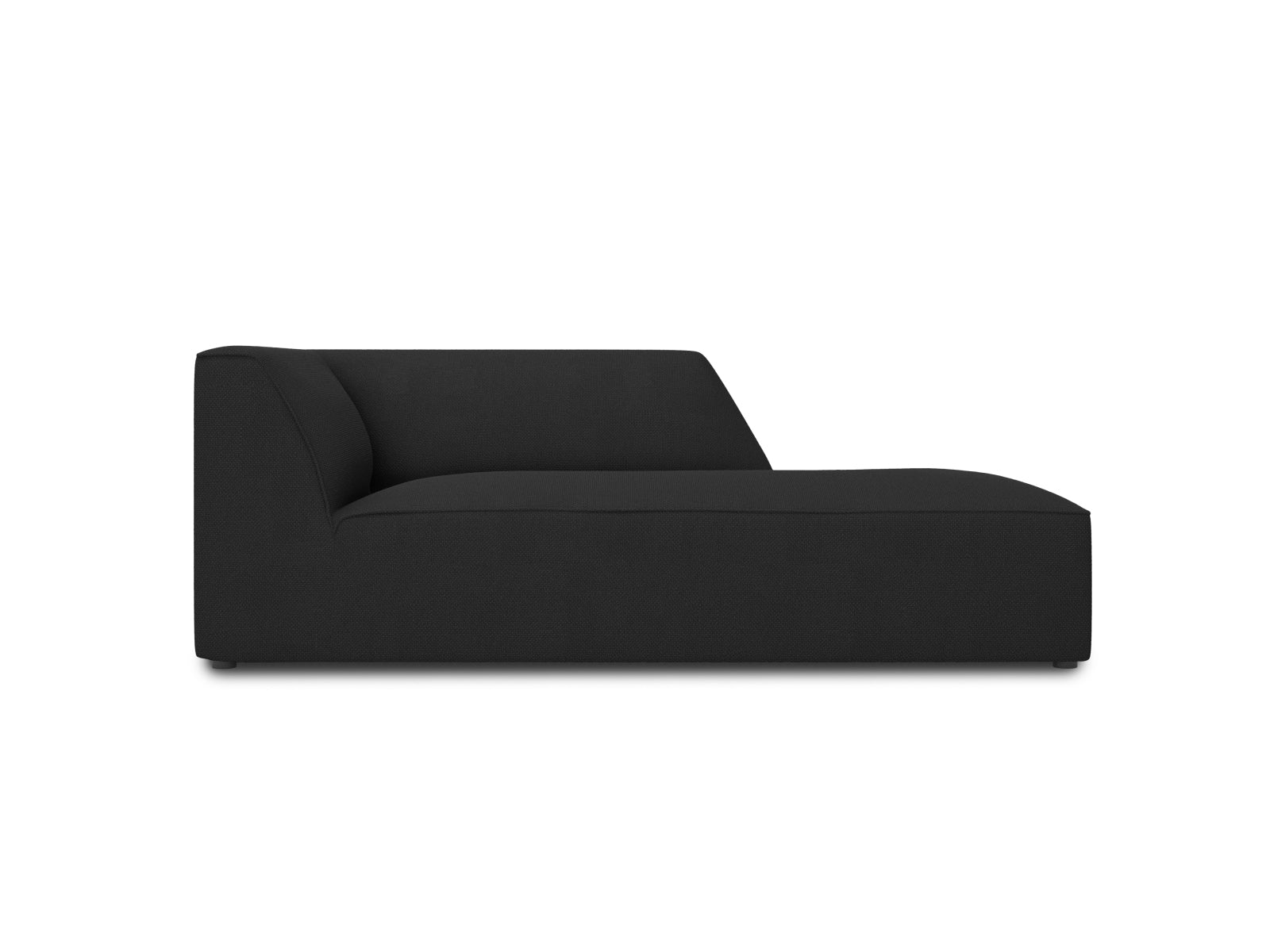 Ruby Sofa Chaise Lounge rechts 1 Sitz in Black-Ottawa präsentiert im Onlineshop von KAQTU Design AG. L-Sofa rechts ist von Micadoni