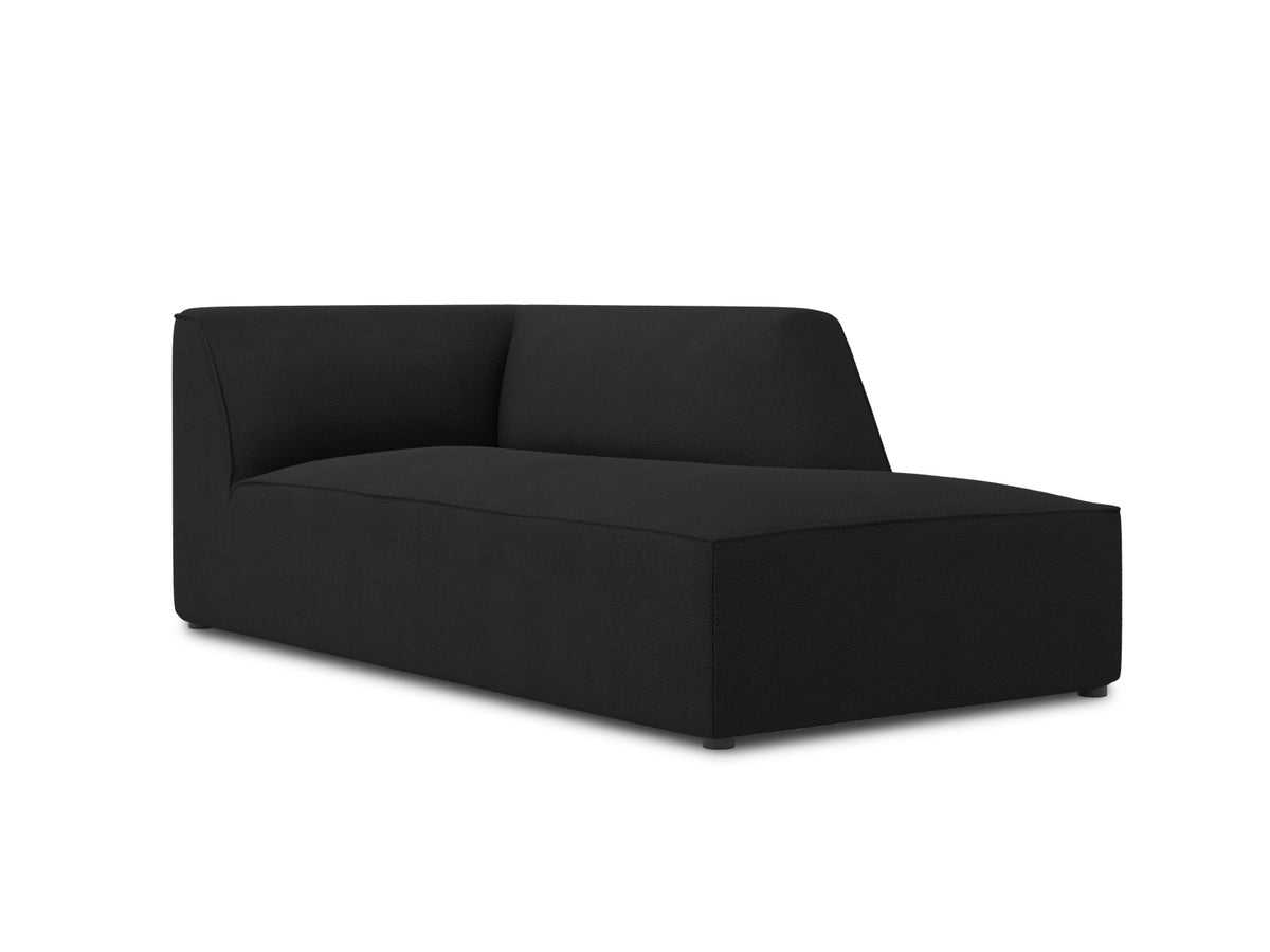 Ruby Sofa Chaise Lounge rechts 1 Sitz in Black-Ottawa präsentiert im Onlineshop von KAQTU Design AG. L-Sofa rechts ist von Micadoni