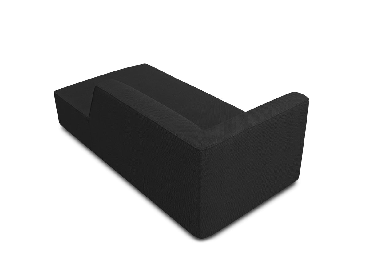 Ruby Sofa Chaise Lounge rechts 1 Sitz in Black-Ottawa präsentiert im Onlineshop von KAQTU Design AG. L-Sofa rechts ist von Micadoni