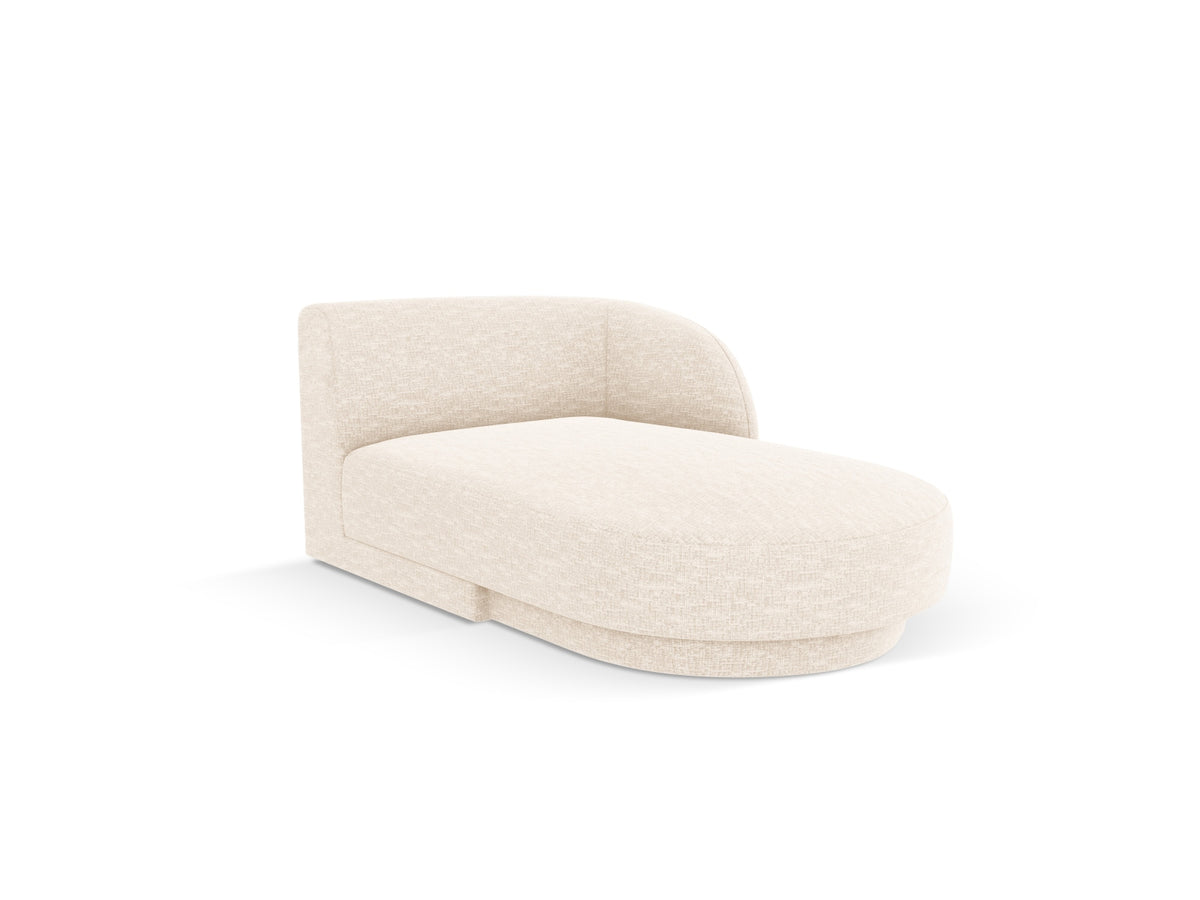 Miley Sofa Chaise Lounge rechts 2 Sitzer in Light Beige-Haga präsentiert im Onlineshop von KAQTU Design AG. L-Sofa rechts ist von Micadoni