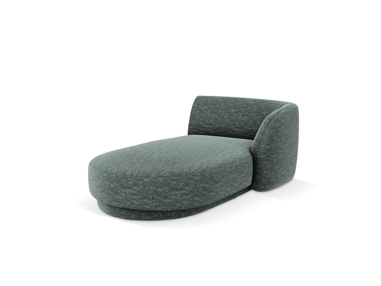 Elegantes Miley Sofa Chaise Lounge rechts, 2-Sitzer in stilvollem Petrol-Haga, ideal für moderne Wohnräume.