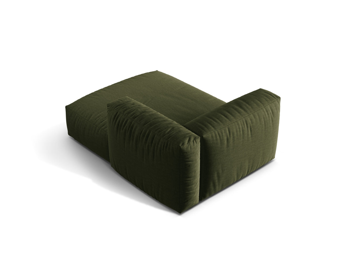 Martina Sofa Chaise Lounge rechts 1 Sitz in Green-Boston präsentiert im Onlineshop von KAQTU Design AG. L-Sofa rechts ist von Micadoni