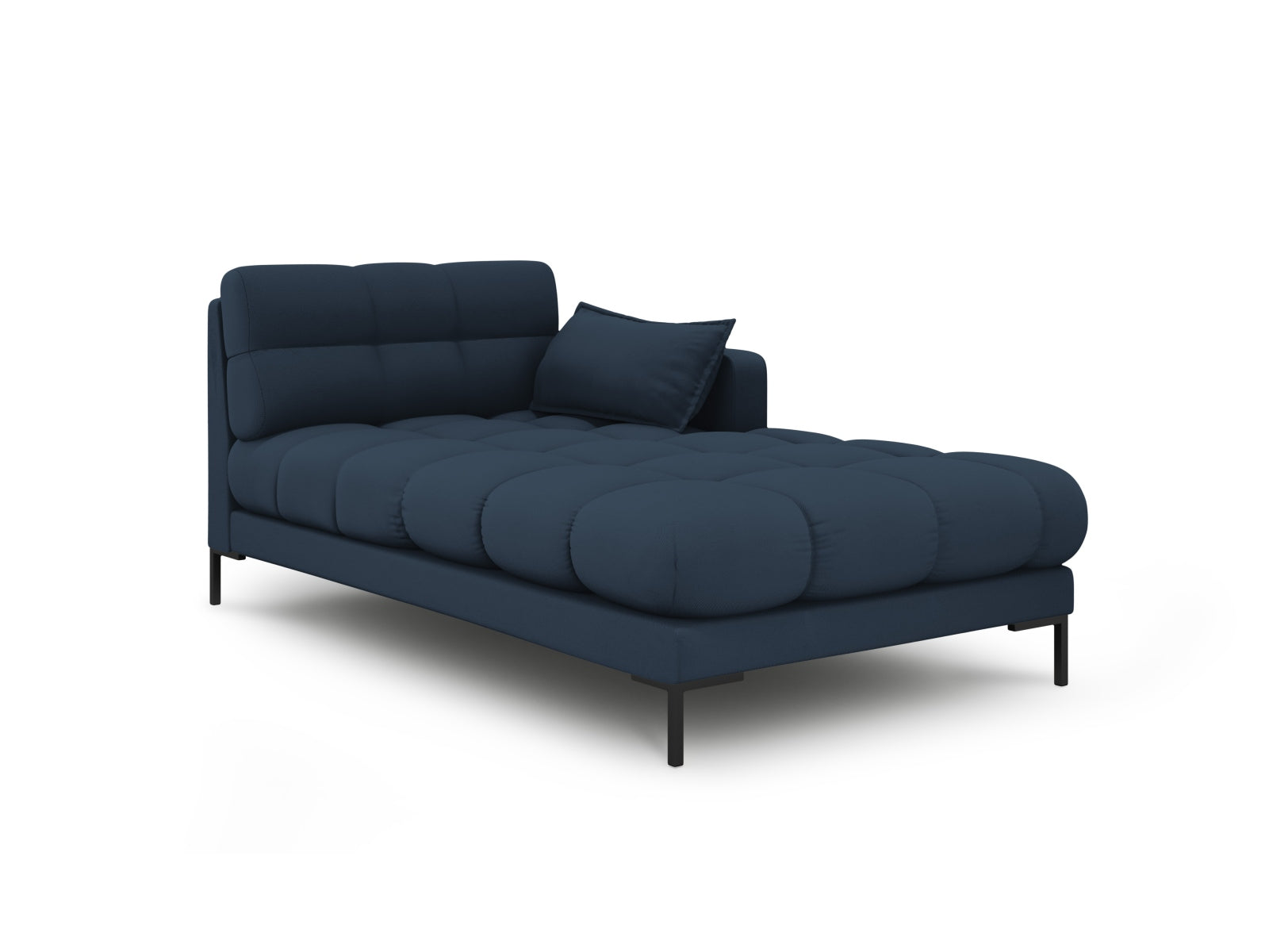 Mamaia Sofa Chaise Lounge rechts 1 Sitz in Blue/Schwarz-Neve präsentiert im Onlineshop von KAQTU Design AG. L-Sofa rechts ist von Micadoni