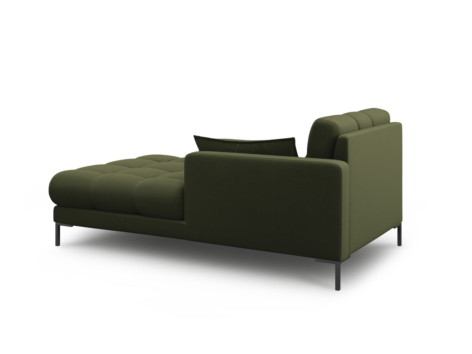 Mamaia Sofa Chaise Lounge rechts 1 Sitz in Green/Schwarz-Neve präsentiert im Onlineshop von KAQTU Design AG. L-Sofa rechts ist von Micadoni