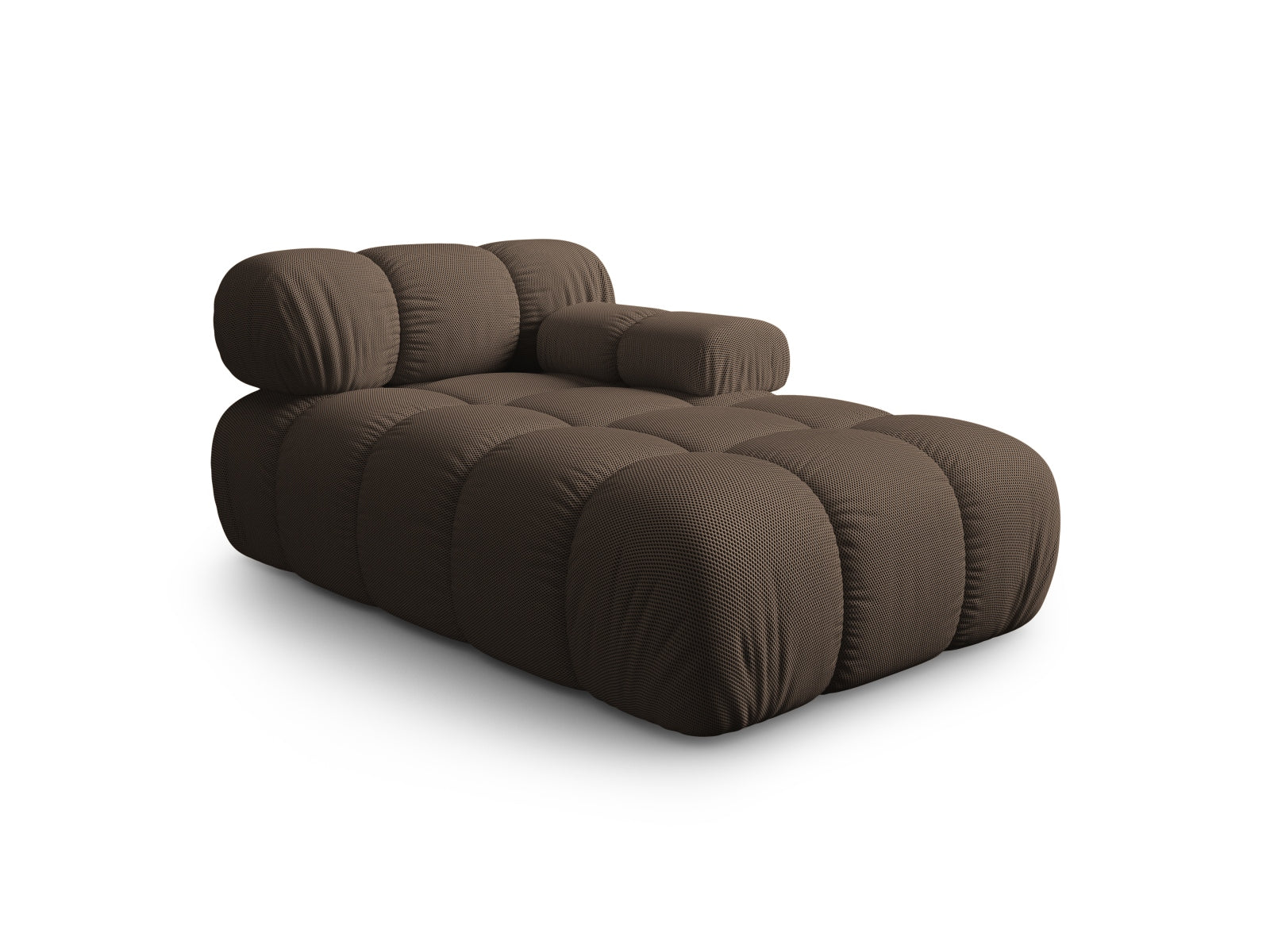 Elegantes Bellis Sofa Chaise Lounge in Braun, 1 Sitz, 94 cm, ideal für stilvolle Wohnräume, erhältlich bei KAQTU Design AG.