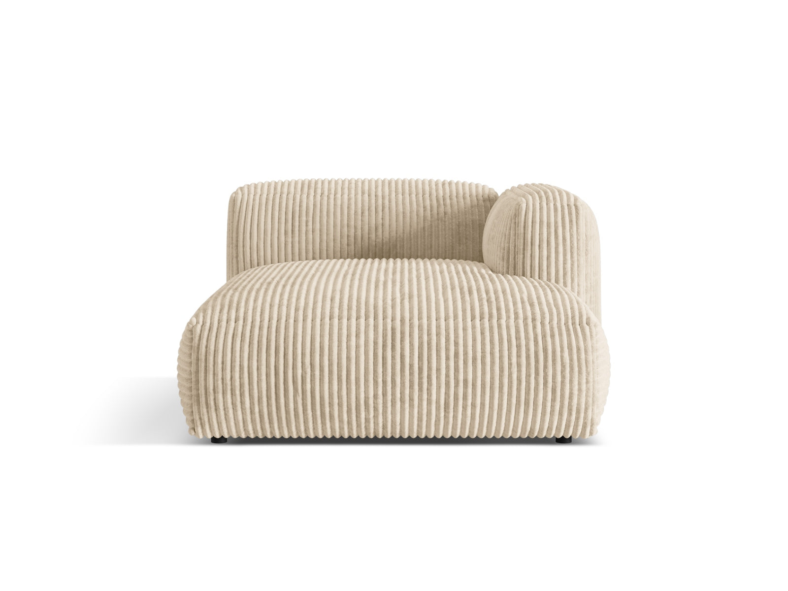 Martina Sofa Chaise Lounge rechts 1 Sitz in Light Beige-Tilia präsentiert im Onlineshop von KAQTU Design AG. L-Sofa rechts ist von Micadoni