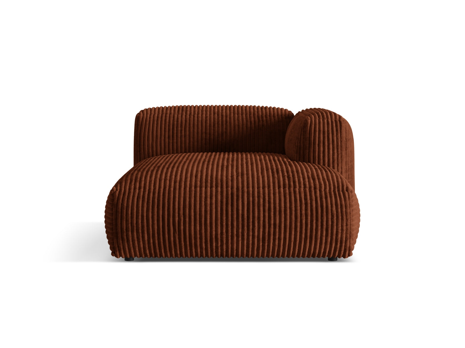 Martina Sofa Chaise Lounge rechts 1 Sitz in Brick präsentiert im Onlineshop von KAQTU Design AG. L-Sofa rechts ist von Micadoni