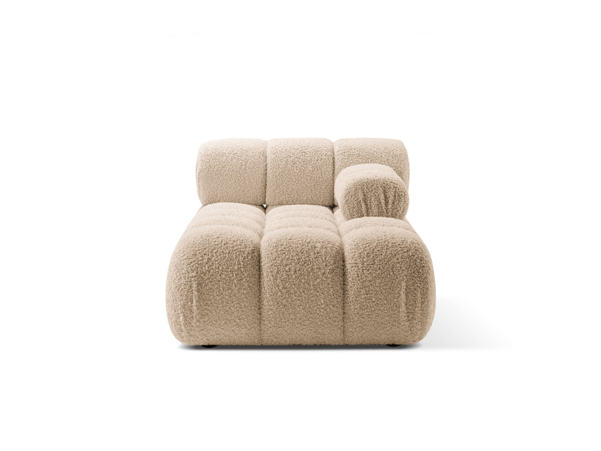 Bellis Boucle Sofa Chaise Lounge rechts 1 Sitz 94cm in Sand-Rolf präsentiert im Onlineshop von KAQTU Design AG. L-Sofa rechts ist von Micadoni