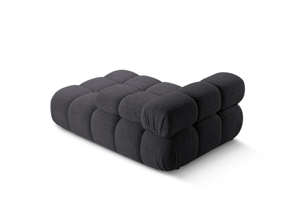 Bellis Boucle Sofa Chaise Lounge rechts 1 Sitz 94cm in Graphite-Rolf präsentiert im Onlineshop von KAQTU Design AG. L-Sofa rechts ist von Micadoni