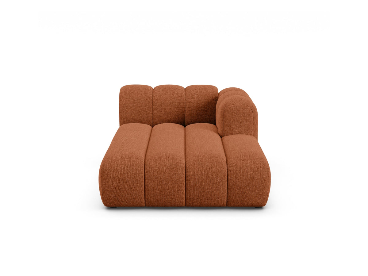 Lupine Chaise Longue rechts 2 Sitzer in Brick-Eden präsentiert im Onlineshop von KAQTU Design AG. Modulares Sofa ist von Micadoni