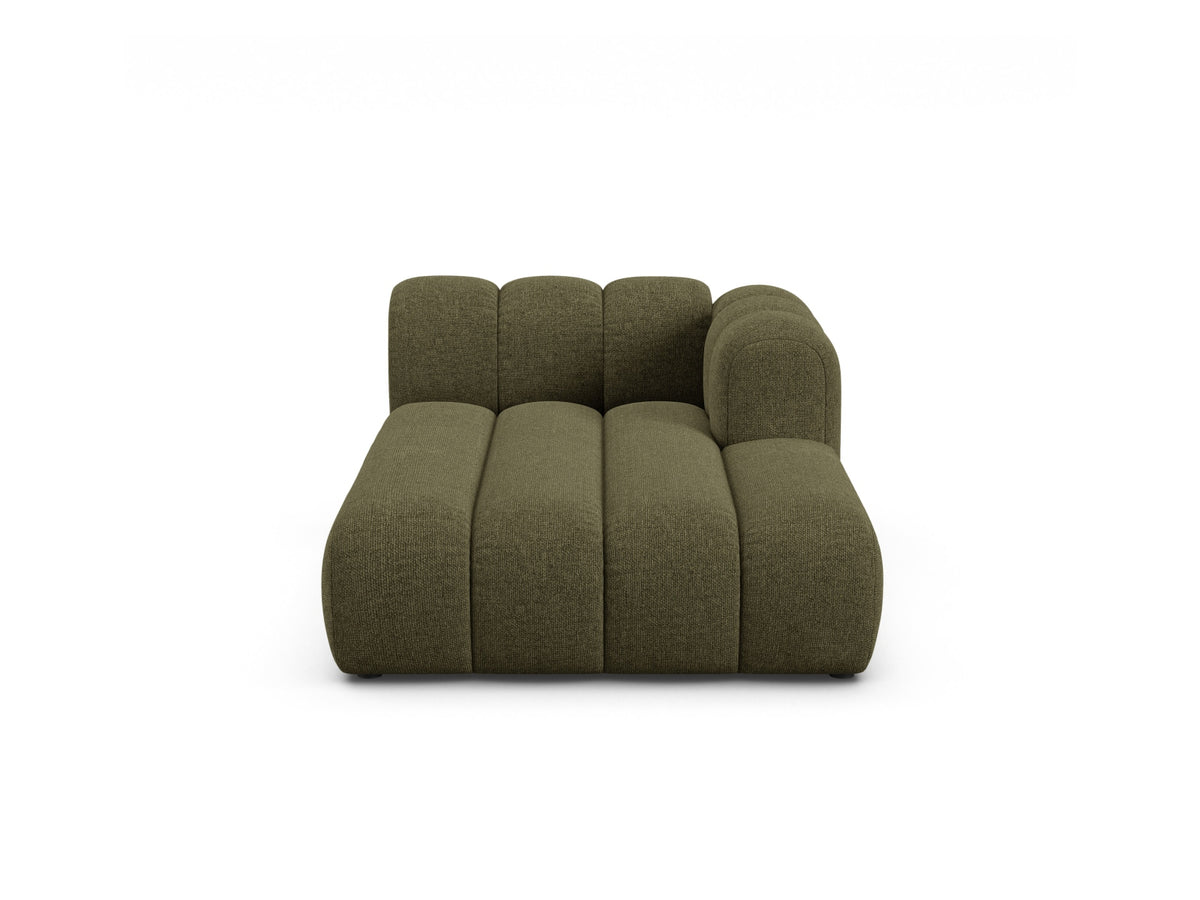 Lupine Chaise Longue rechts 2 Sitzer in Green-Eden präsentiert im Onlineshop von KAQTU Design AG. Modulares Sofa ist von Micadoni