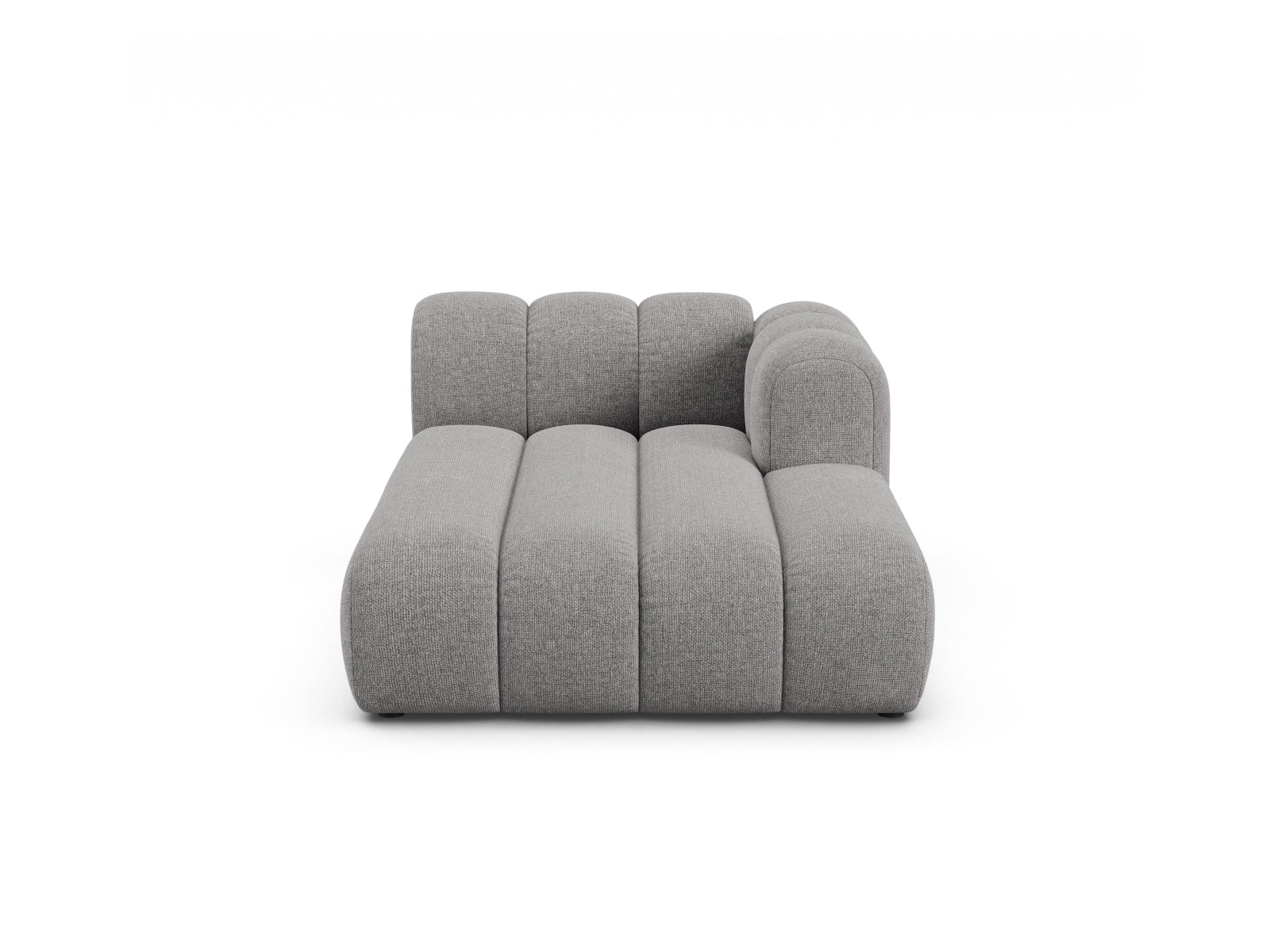 Lupine Chaise Longue rechts 2 Sitzer in Light Grey-Eden präsentiert im Onlineshop von KAQTU Design AG. Modulares Sofa ist von Micadoni