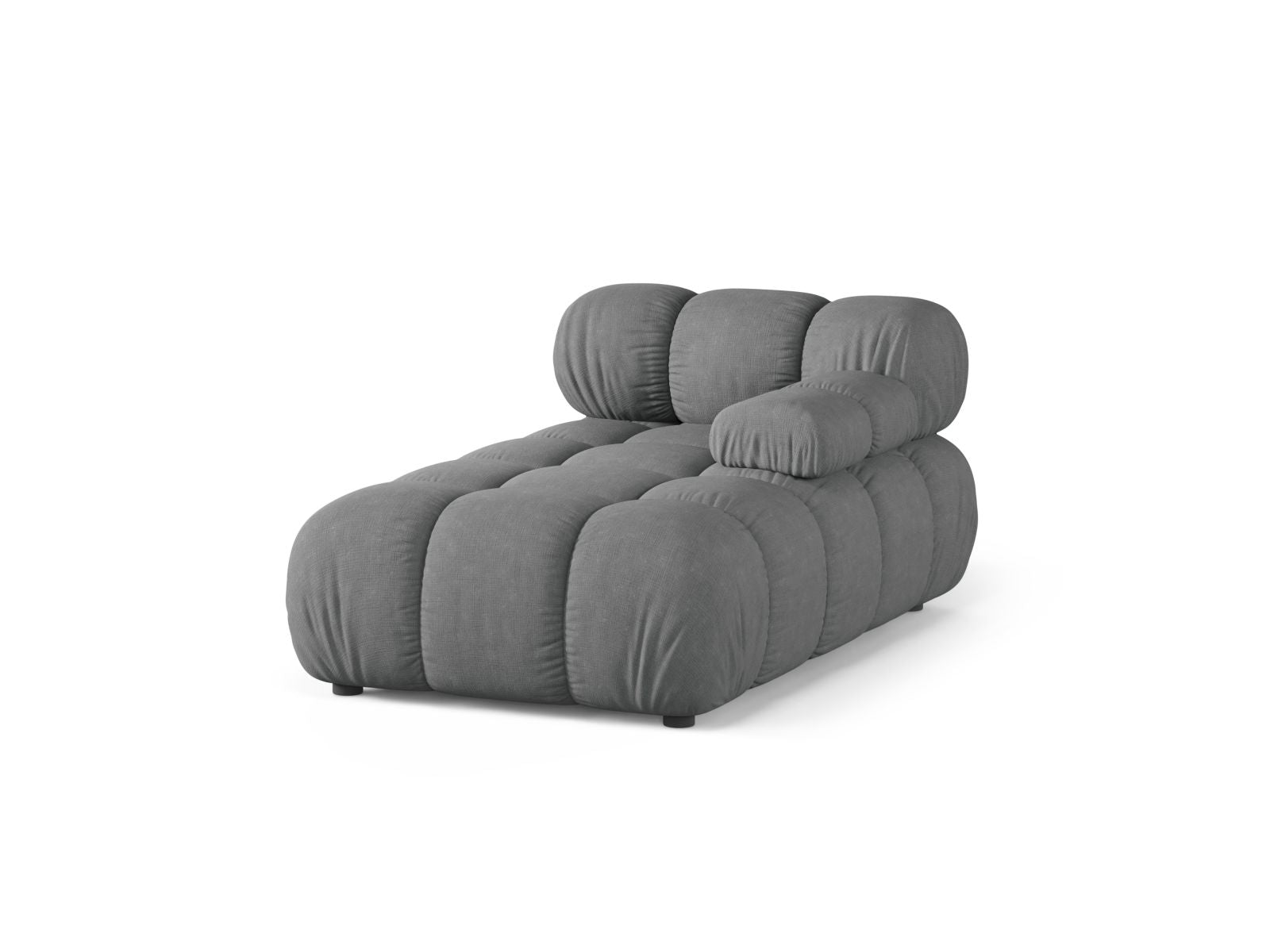 1-Sitzer Chaise Longue rechts Bellis in Grey-Liberty präsentiert im Onlineshop von KAQTU Design AG. Modulares Sofa ist von Micadoni