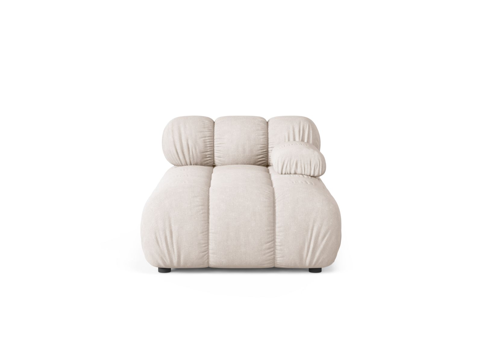 1-Sitzer Chaise Longue rechts Bellis in Beige-Liberty präsentiert im Onlineshop von KAQTU Design AG. Modulares Sofa ist von Micadoni