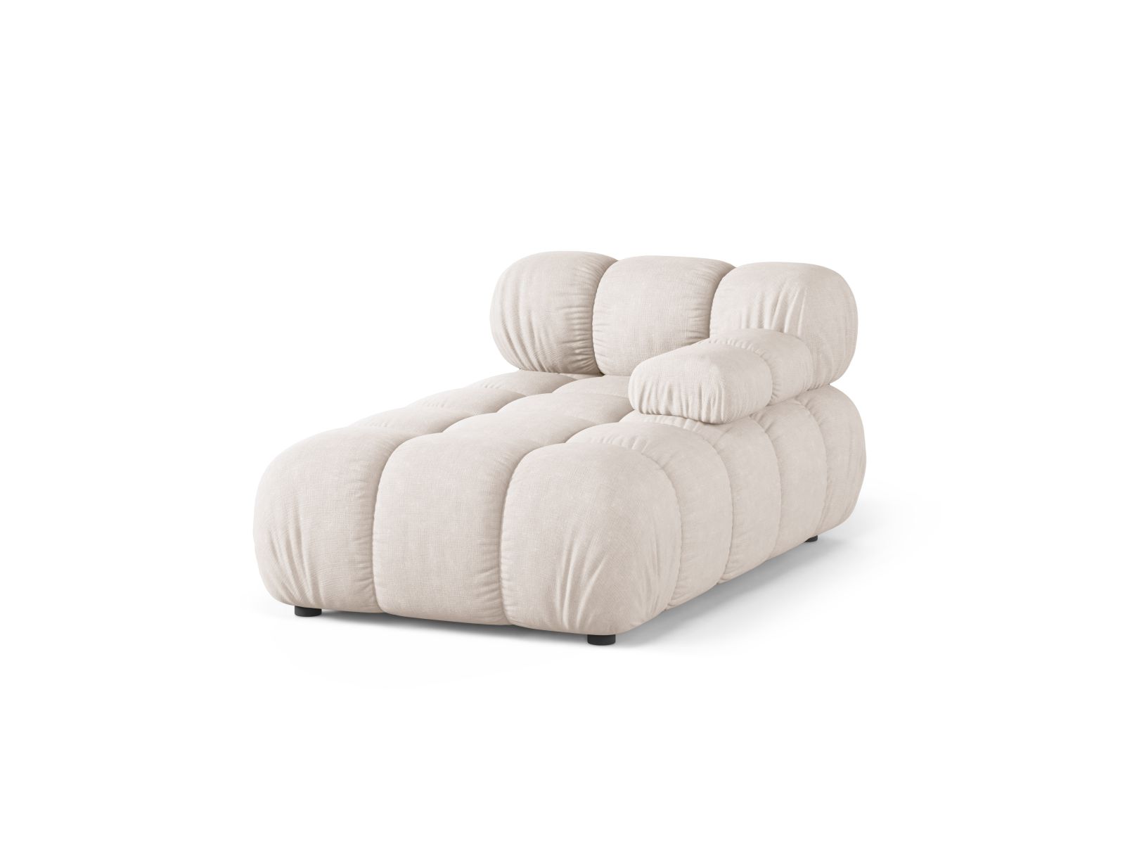 1-Sitzer Chaise Longue rechts Bellis in Beige-Liberty präsentiert im Onlineshop von KAQTU Design AG. Modulares Sofa ist von Micadoni