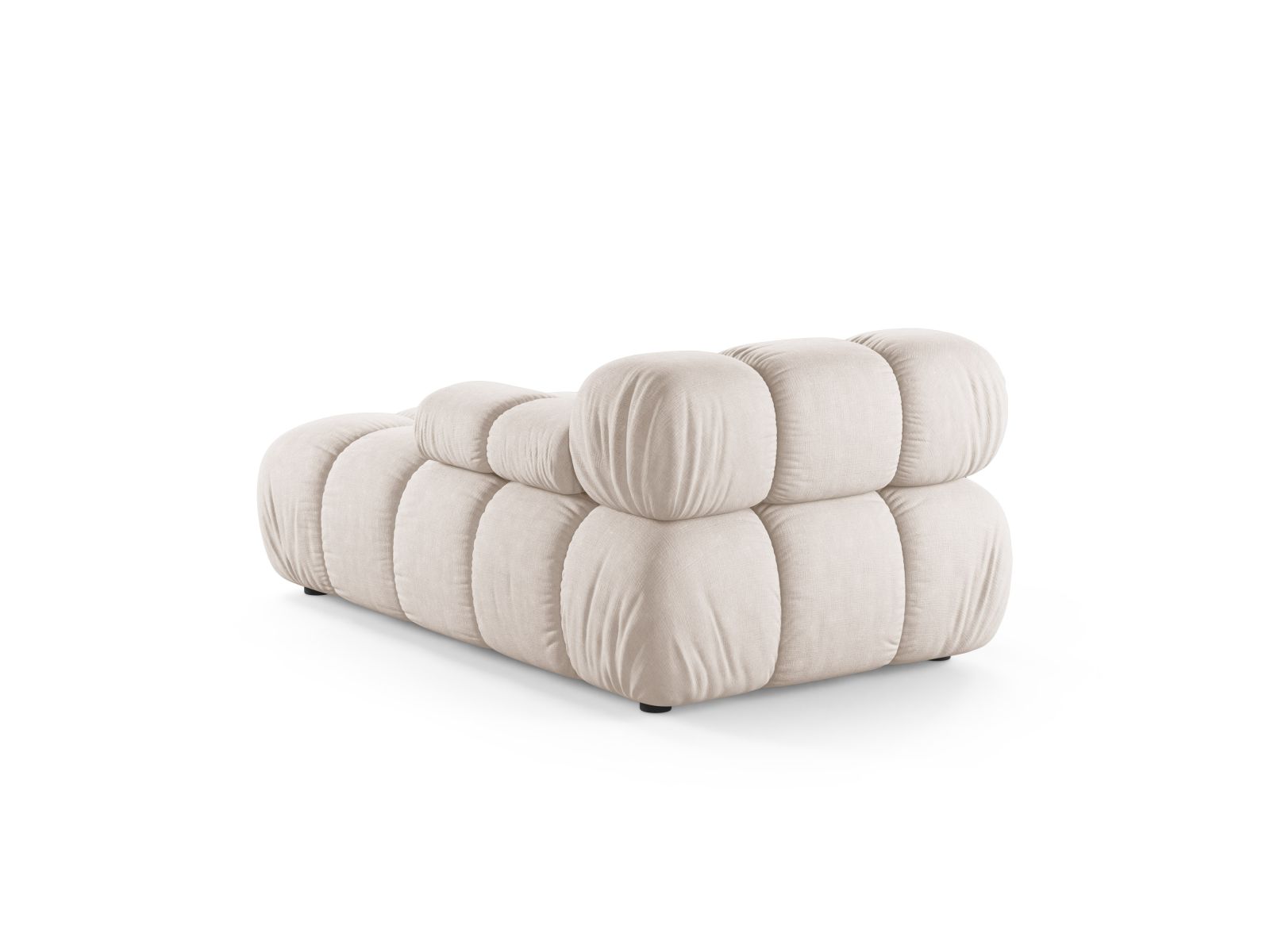 1-Sitzer Chaise Longue rechts Bellis in Beige-Liberty präsentiert im Onlineshop von KAQTU Design AG. Modulares Sofa ist von Micadoni