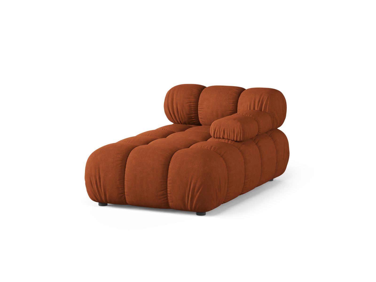 1-Sitzer Chaise Longue rechts Bellis in Brick-Liberty präsentiert im Onlineshop von KAQTU Design AG. Modulares Sofa ist von Micadoni