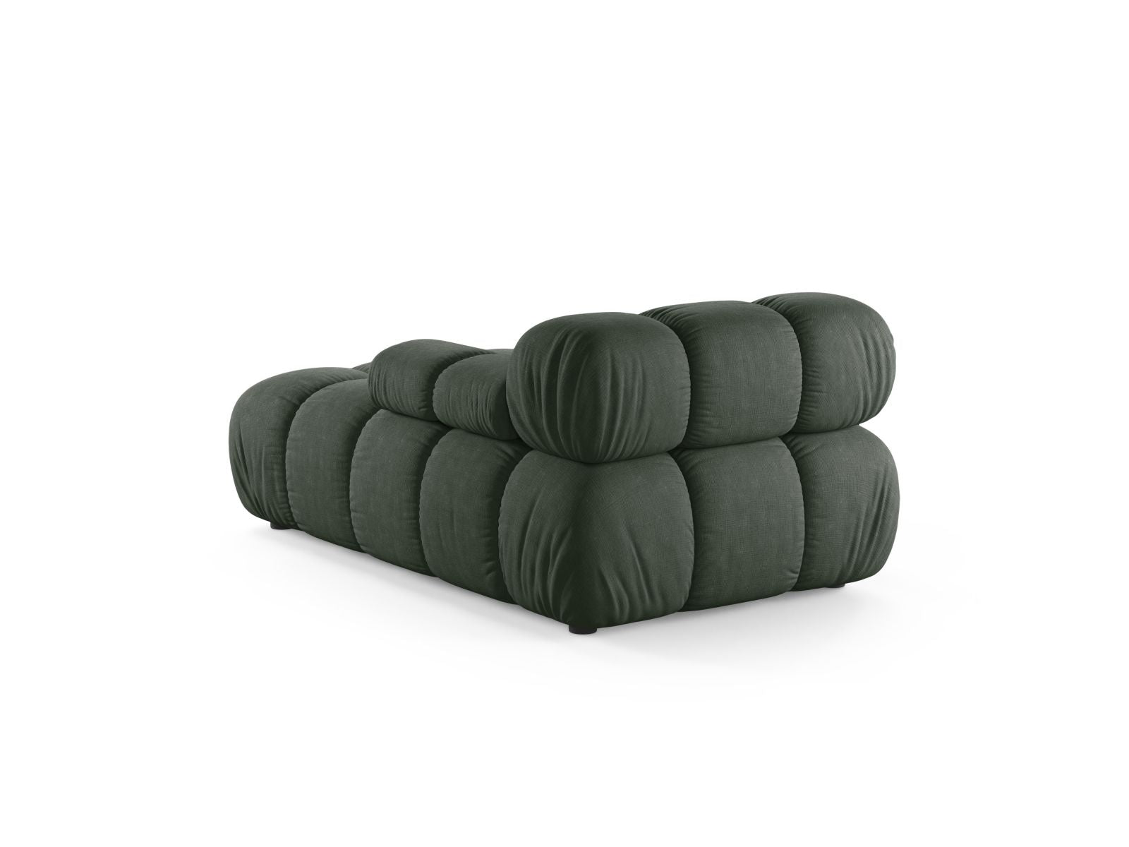 1-Sitzer Chaise Longue rechts Bellis in Moss Green-Liberty präsentiert im Onlineshop von KAQTU Design AG. Modulares Sofa ist von Micadoni