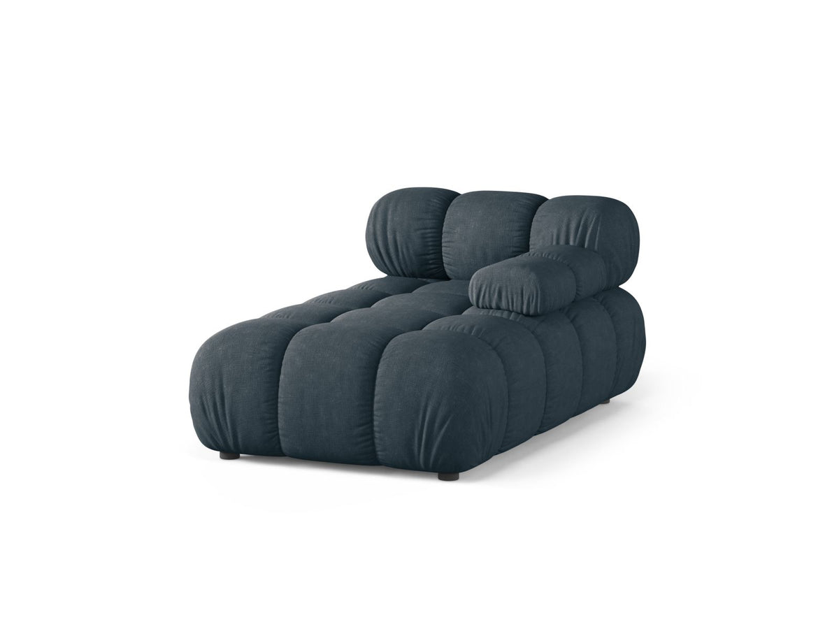1-Sitzer Chaise Longue rechts Bellis in Deep Petrol-Liberty präsentiert im Onlineshop von KAQTU Design AG. Modulares Sofa ist von Micadoni