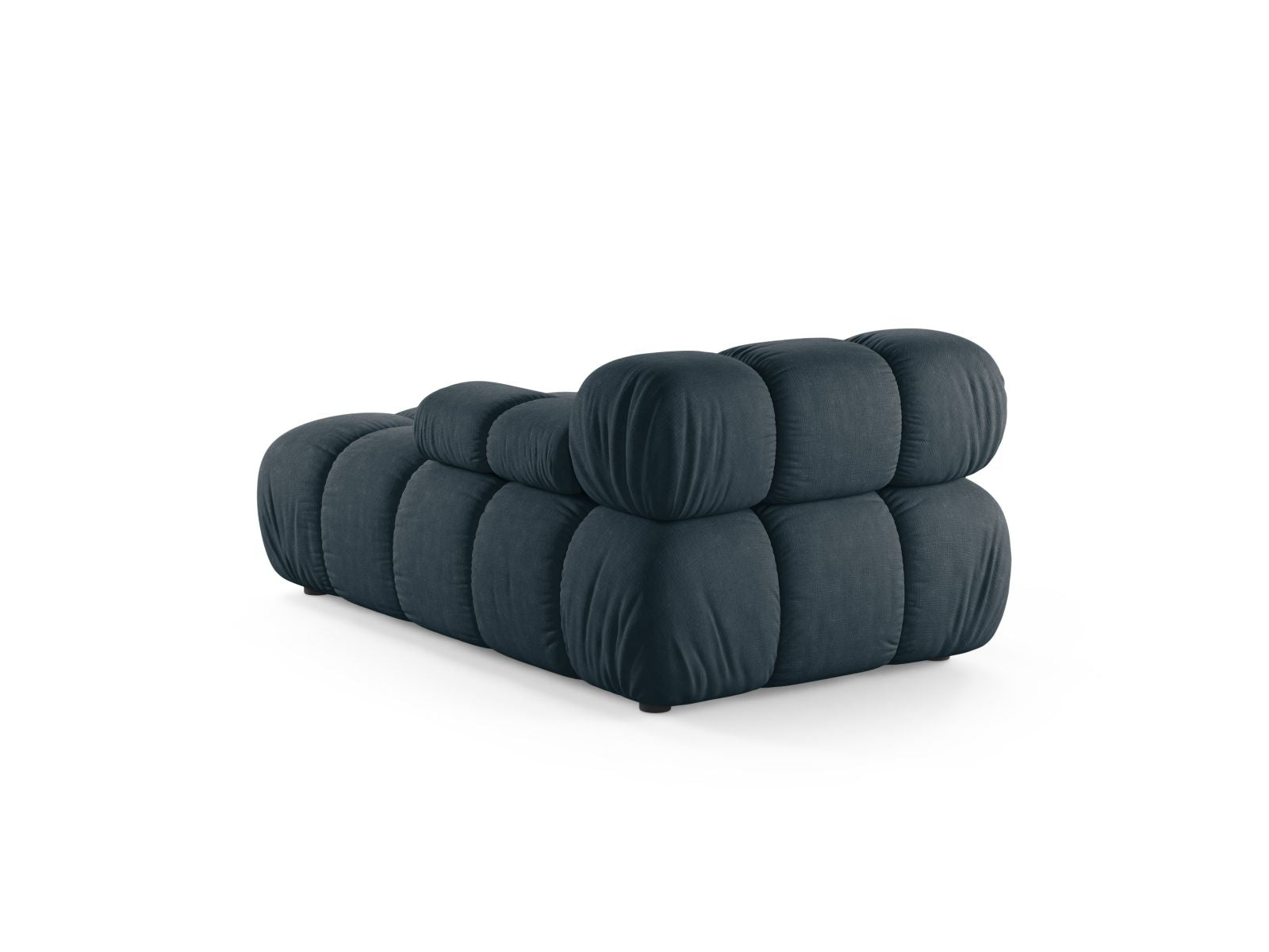 1-Sitzer Chaise Longue rechts Bellis in Deep Petrol-Liberty präsentiert im Onlineshop von KAQTU Design AG. Modulares Sofa ist von Micadoni